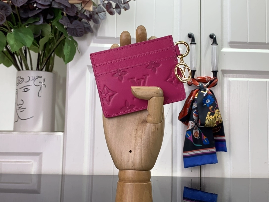 MOMO-- M82738 Card Holder cowhide Monogram item:C-B063L0856R