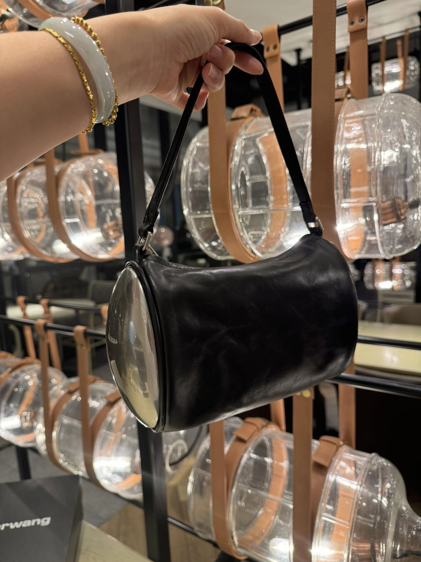 MOMO-- W196 20224P01L001 high quality version dome cowhide item:E-B000A1271