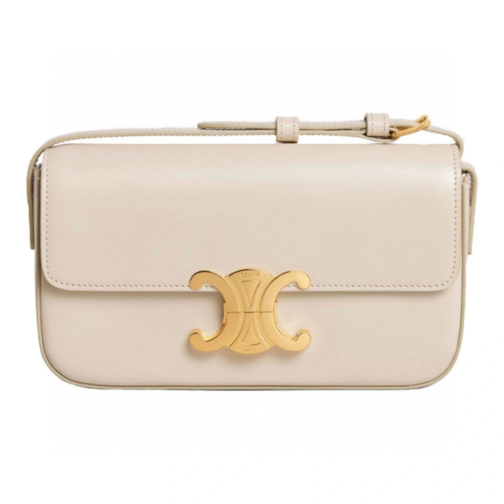 MOMO- 194143BF4-01IV Triomphe Shoulder Bag 2021s cowhide item：B-B598F1619C
