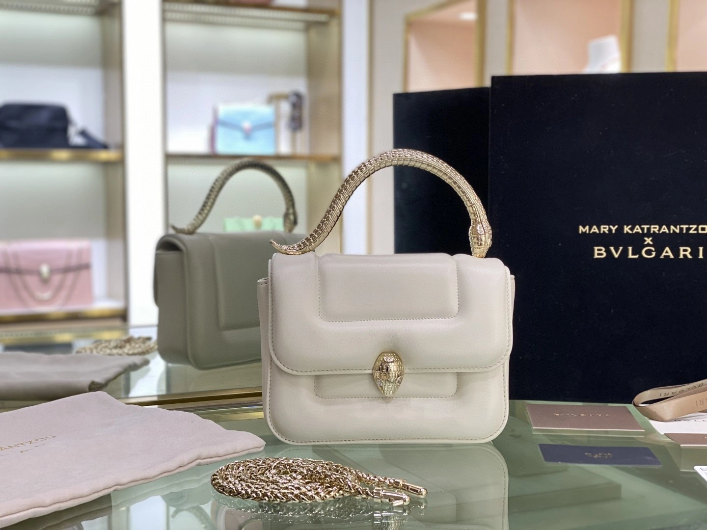 MOMO- 291071 Lambskin Serpenti Forever item : B-B098C1110