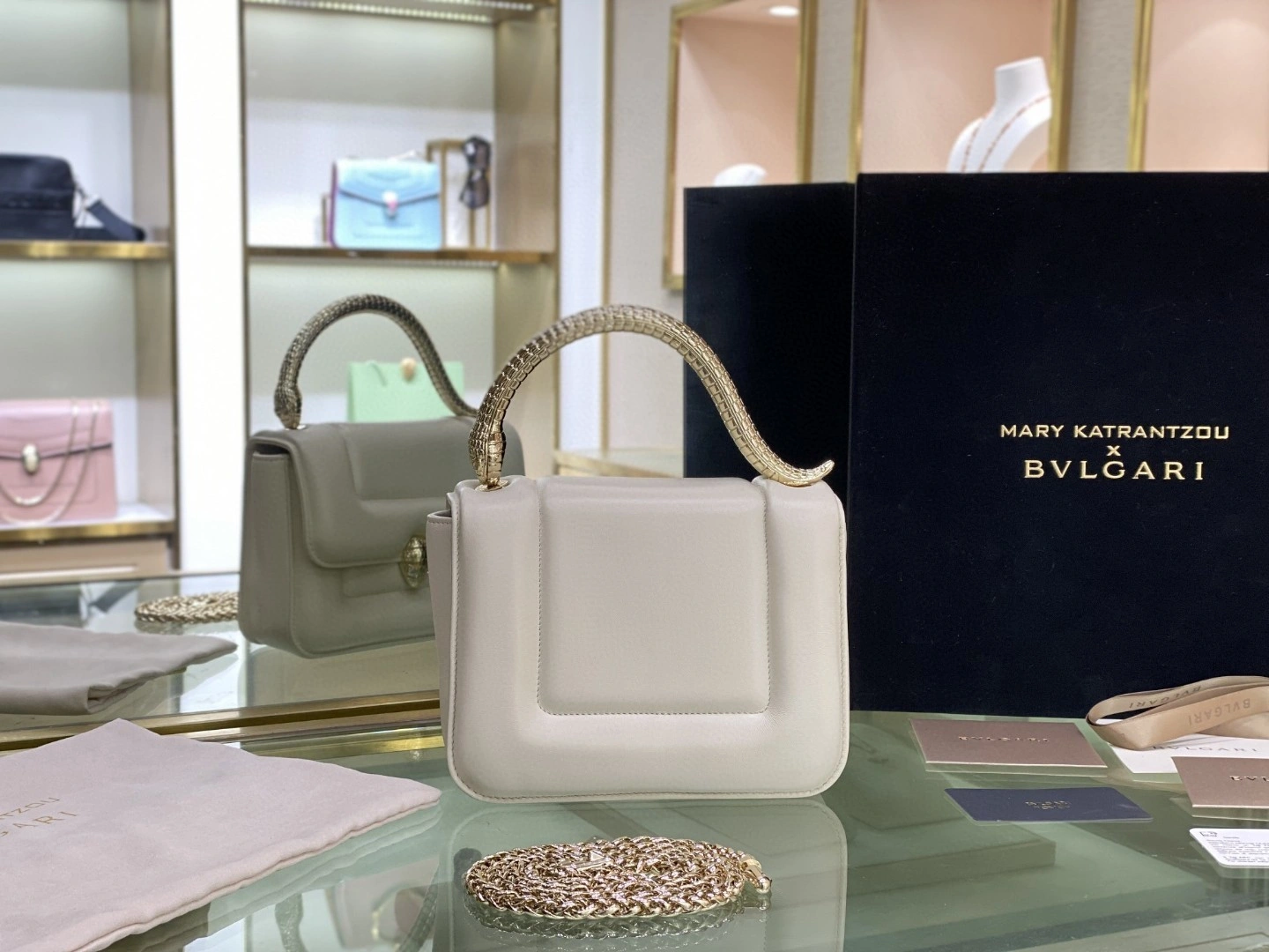 MOMO- 291071 Lambskin Serpenti Forever item : B-B098C1110