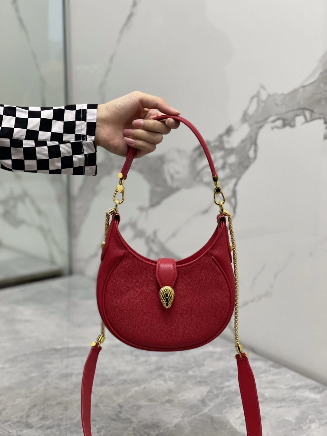 MOMO- 291765 Calfskin SERPENTI ELLIPSE item : B-B830C1225