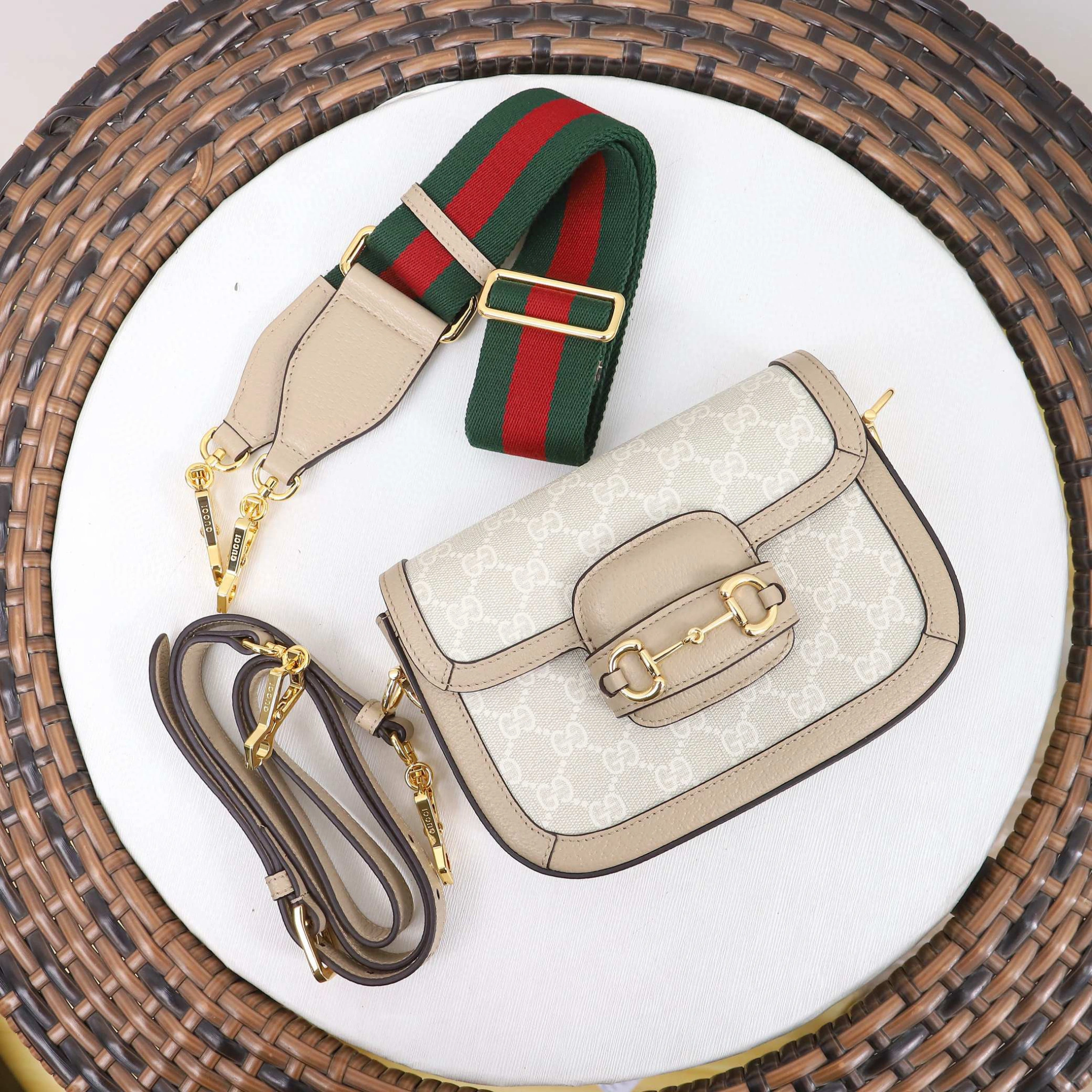 MOMO- 658574-UULAG-9682 Horsebit 1955 bag item：B-B000E1901C