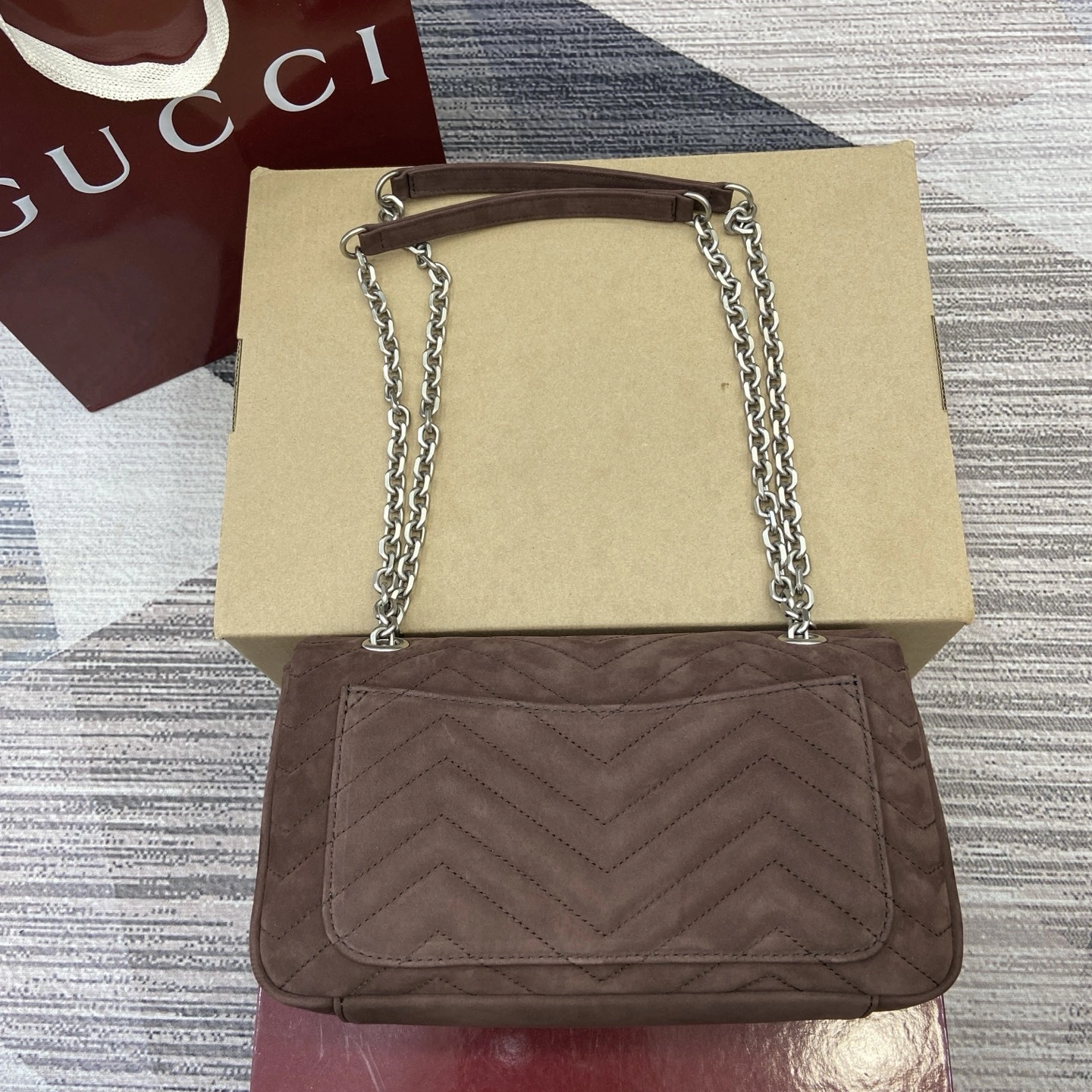 MOMO--6u33i 837267-AAE3-72019 high quality version GG Marmont item:E-B815K2836