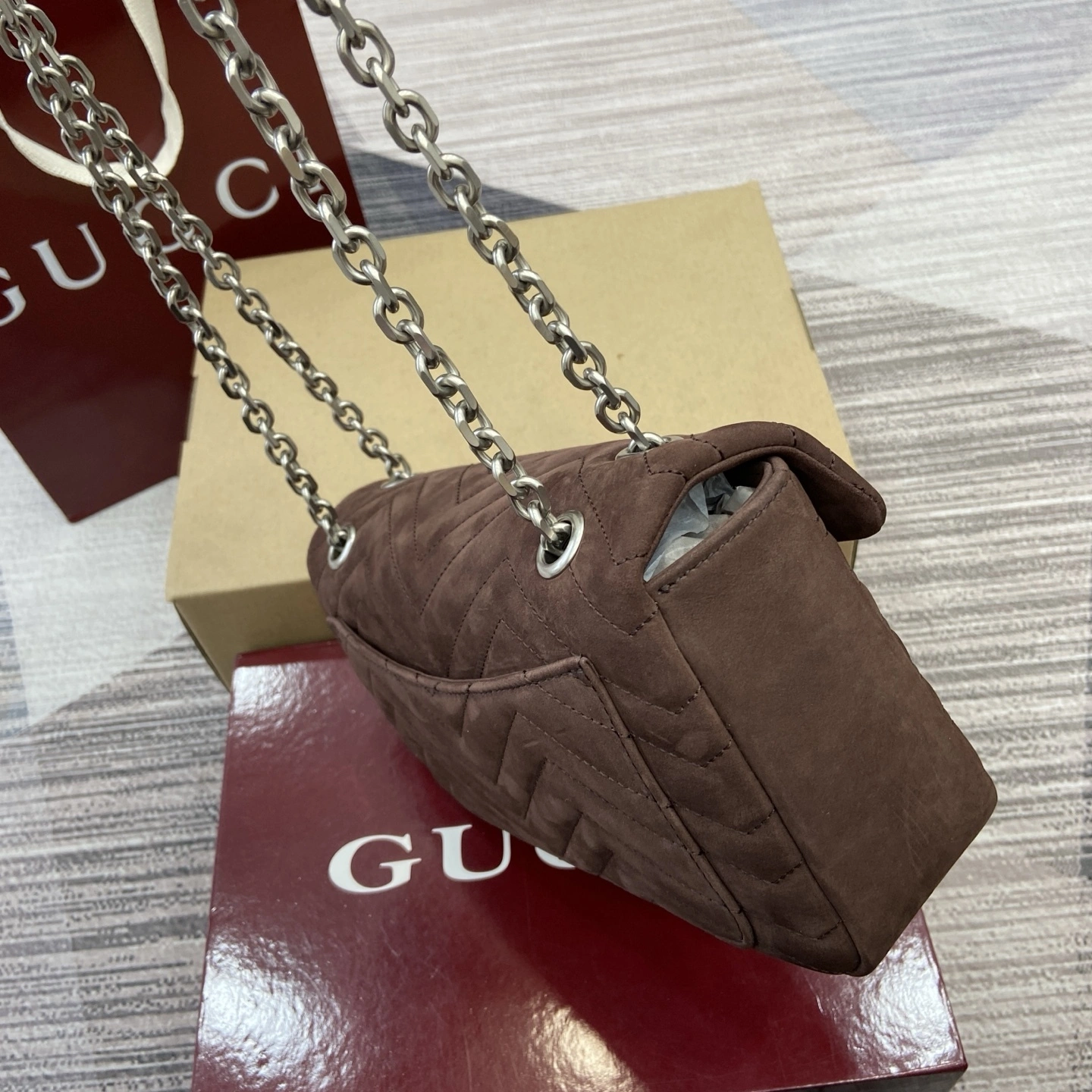 MOMO--6u33i 837267-AAE3-72019 high quality version GG Marmont item:E-B815K2836