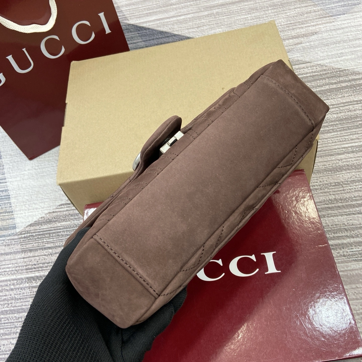MOMO--6u33i 837267-AAE3-72019 high quality version GG Marmont item:E-B815K2836