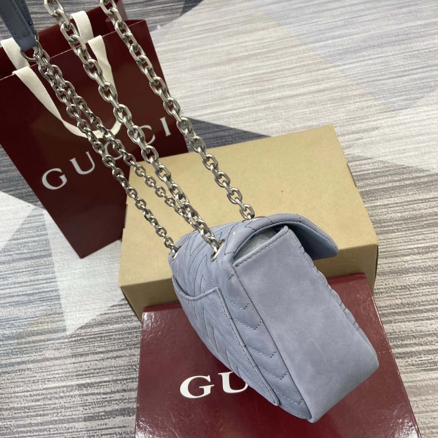 MOMO--6u33i 837267-AAE37-1602 high quality version GG Marmont item:E-B815K2837