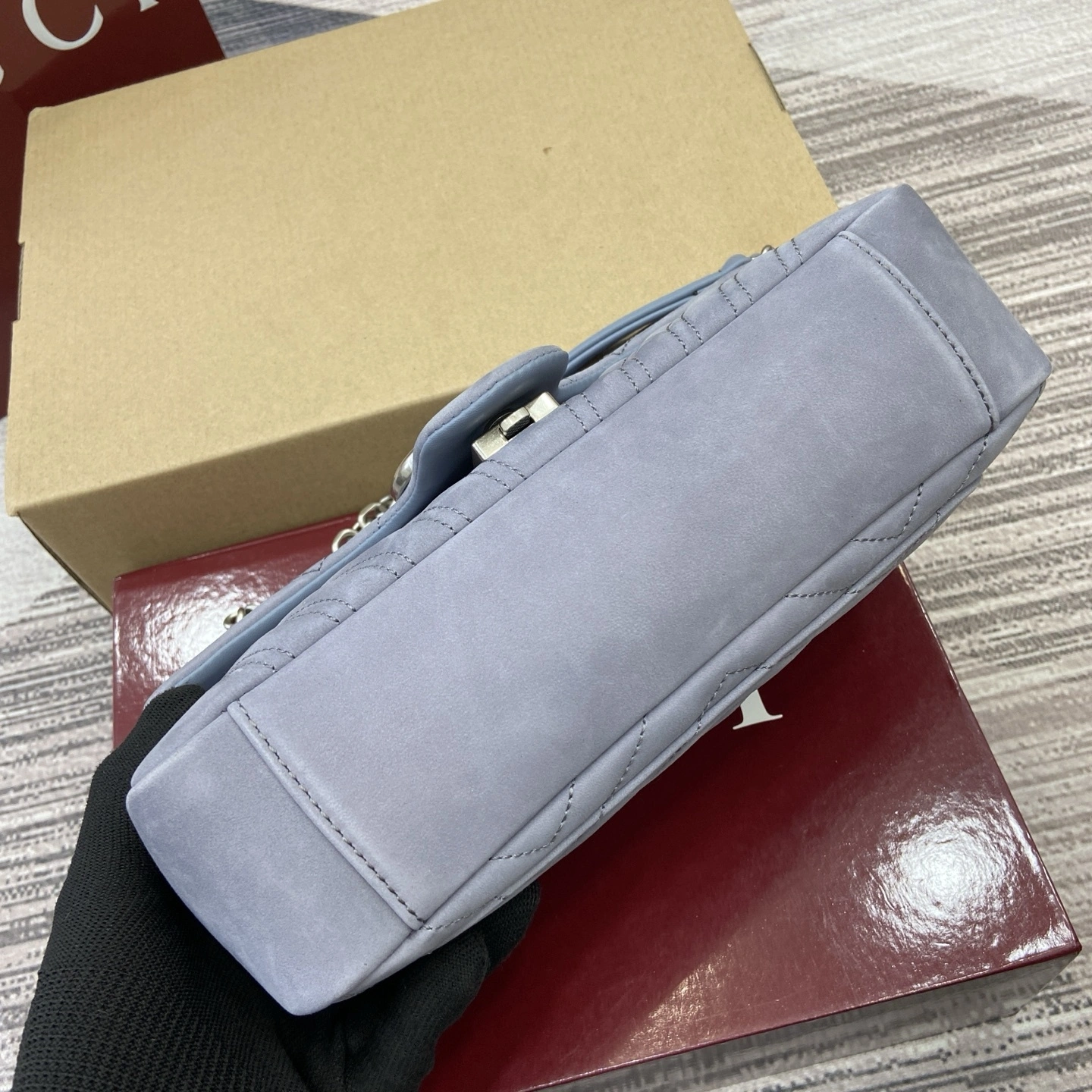 MOMO--6u33i 837267-AAE37-1602 high quality version GG Marmont item:E-B815K2837