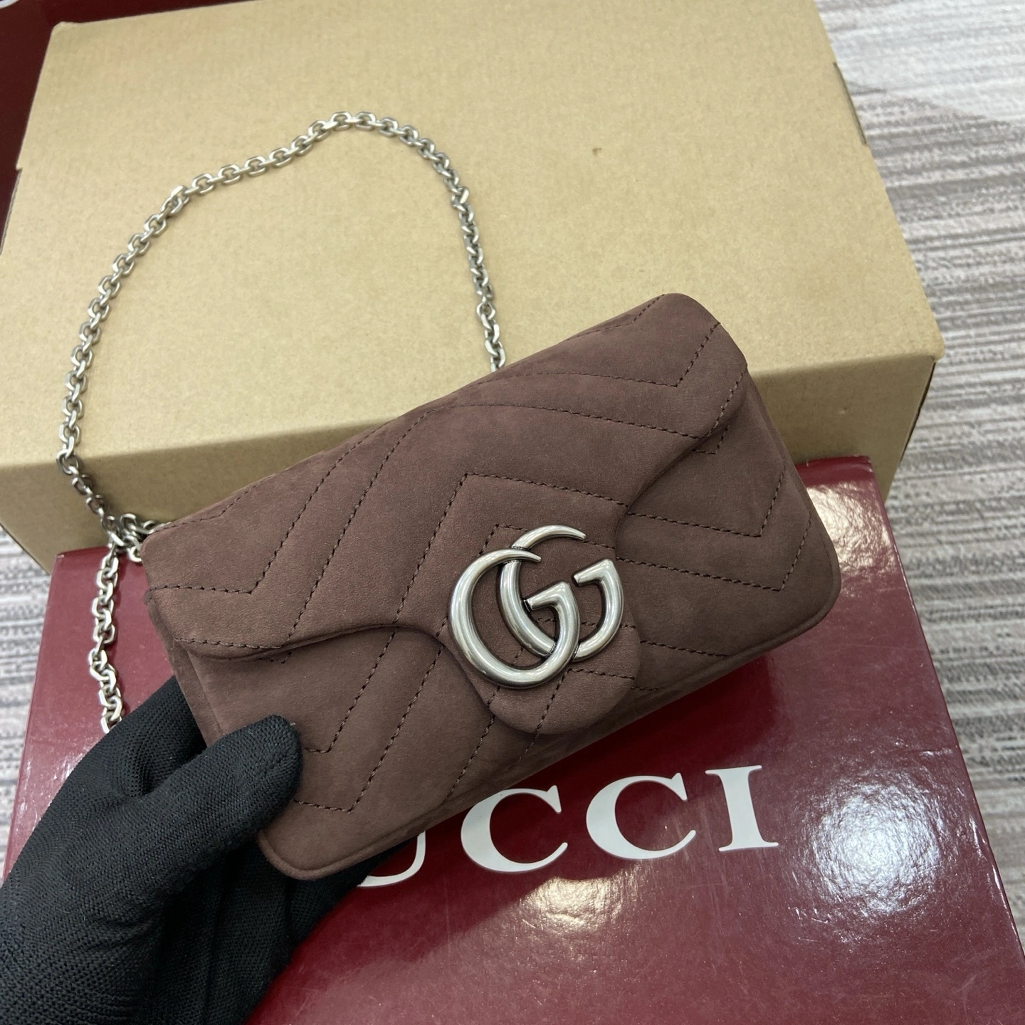MOMO--6u33i 841290-AAE5D-2019 high quality version GG Marmont item:E-B815K2838