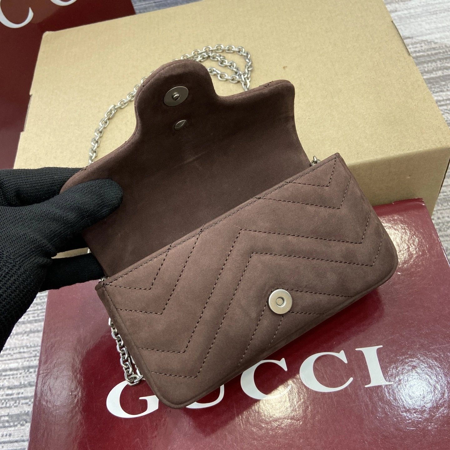 MOMO--6u33i 841290-AAE5D-2019 high quality version GG Marmont item:E-B815K2838
