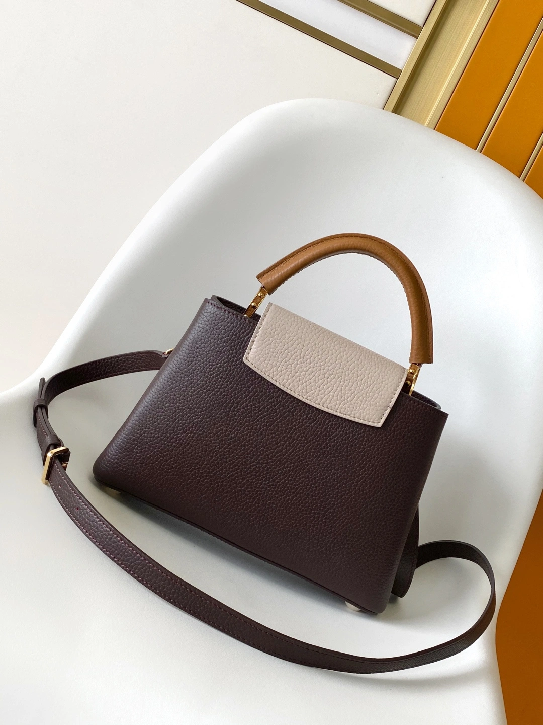 MOMO--8V M12952 high quality version Capucines cowhide item:F-B000A1442