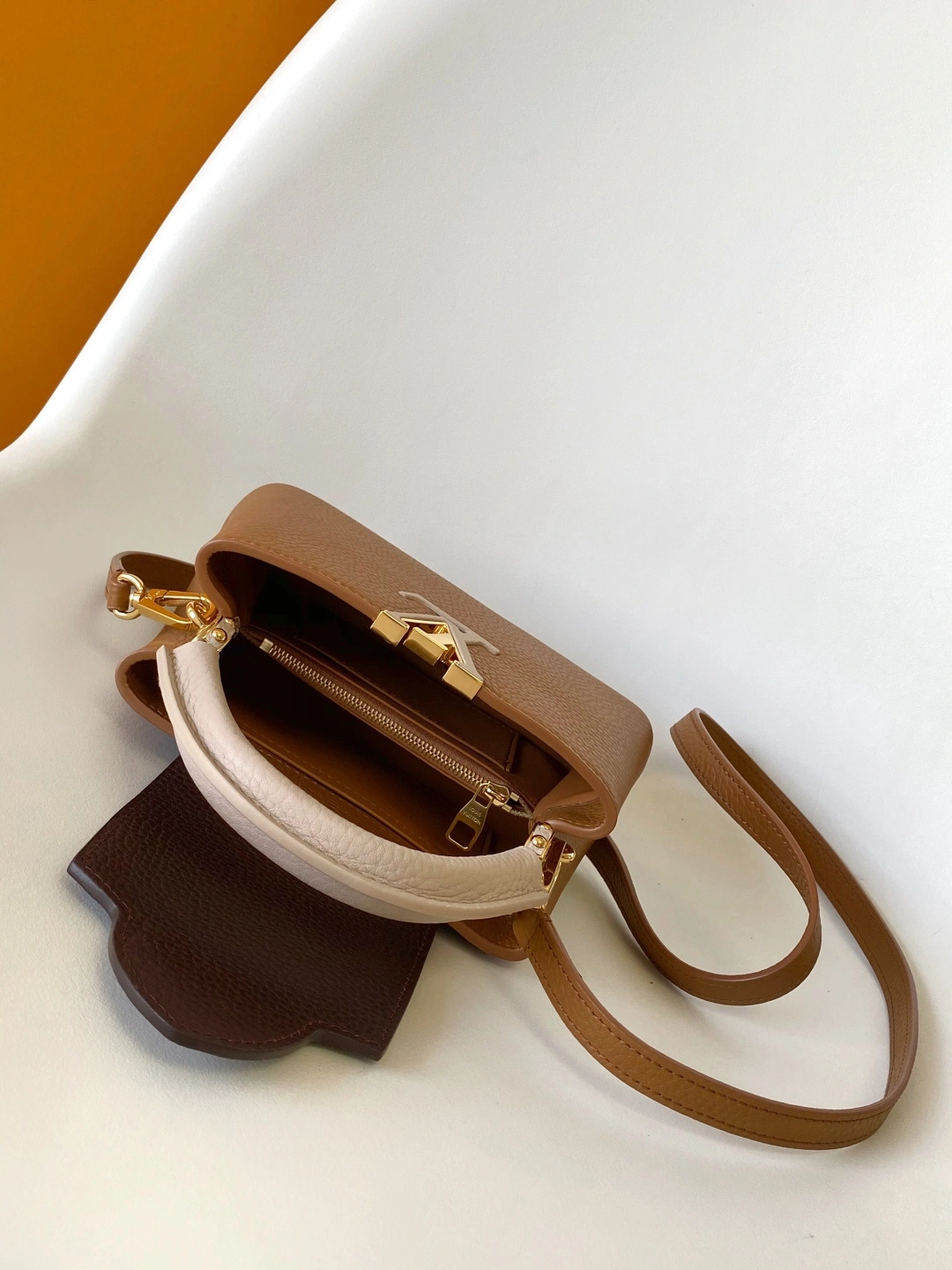 MOMO--8V M14176 high quality version Capucines cowhide item:F-B000A1441