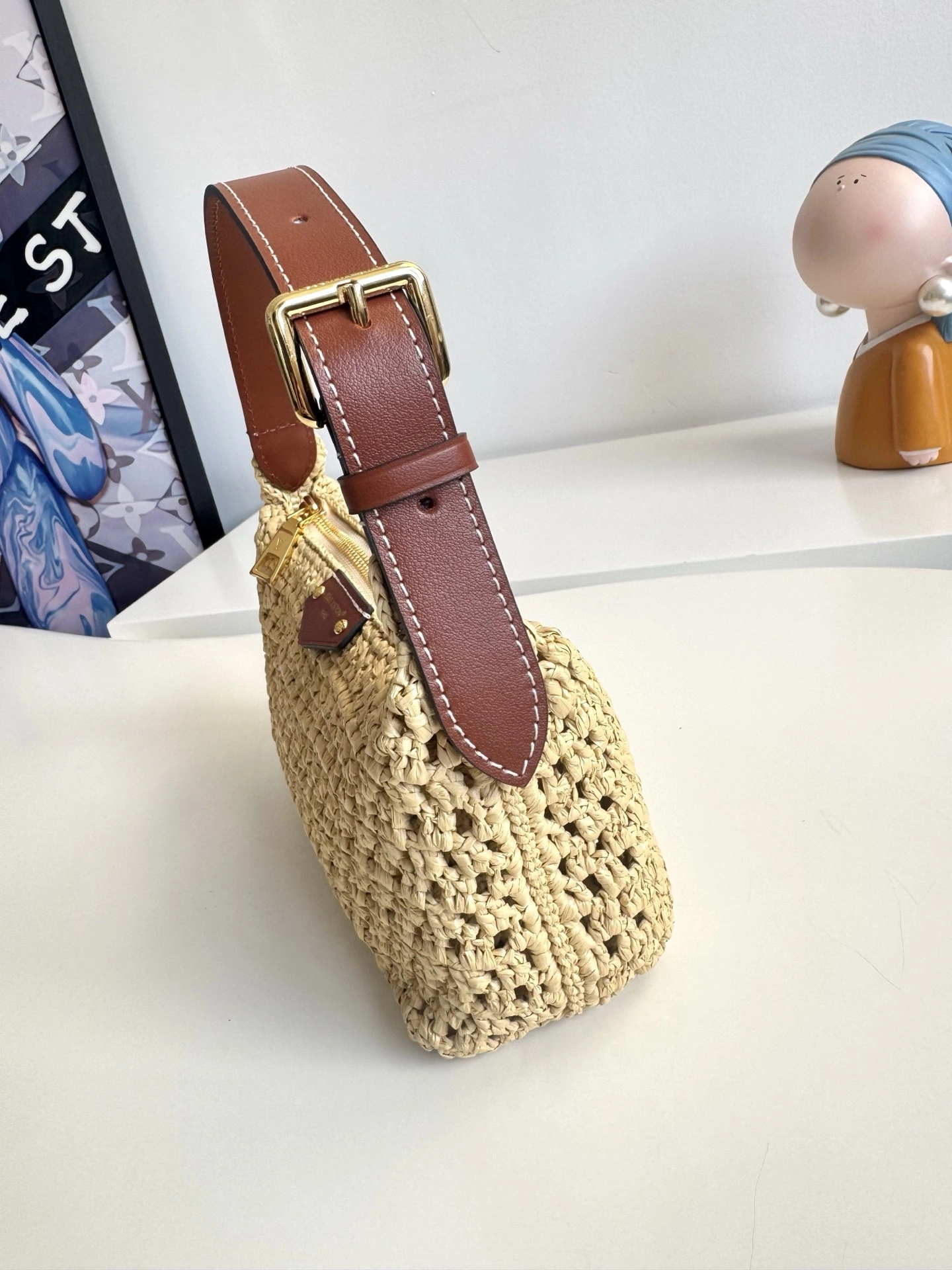 MOMO--8V M14304 high quality version Hills Pochette cowhide item:F-B000A1532