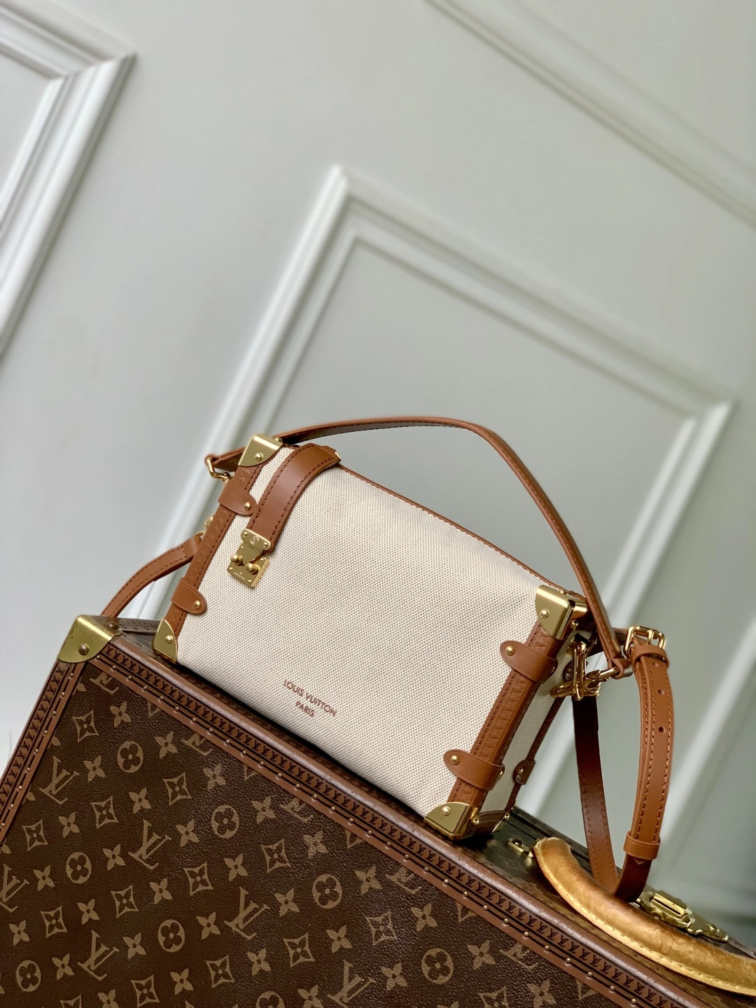 MOMO--8V M14411 high quality version Side Trunk Natural Canvas item:E-B000L1739T