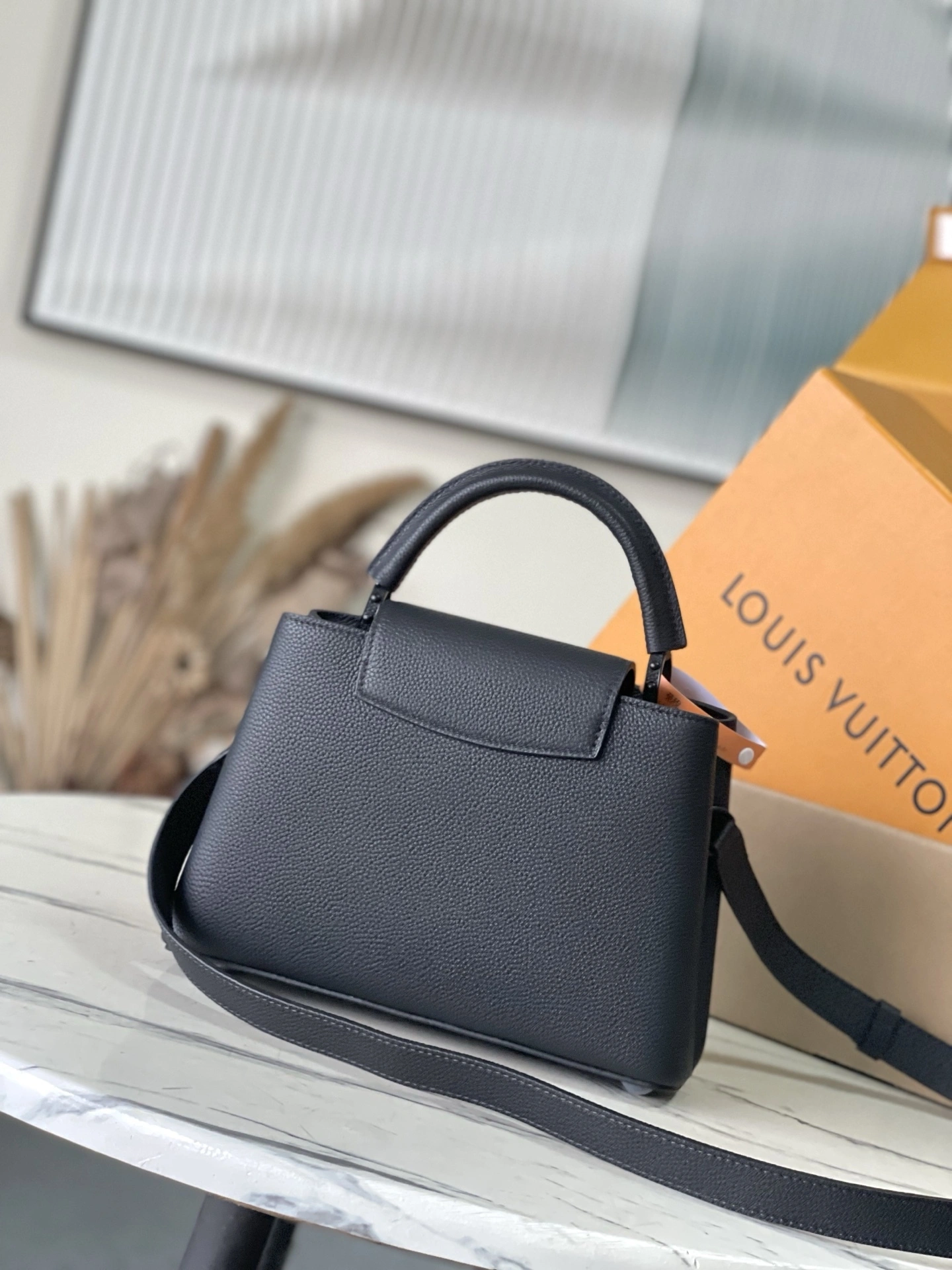 MOMO--8V M25255 high quality version Capucines BB cowhide item:F-B574A0963