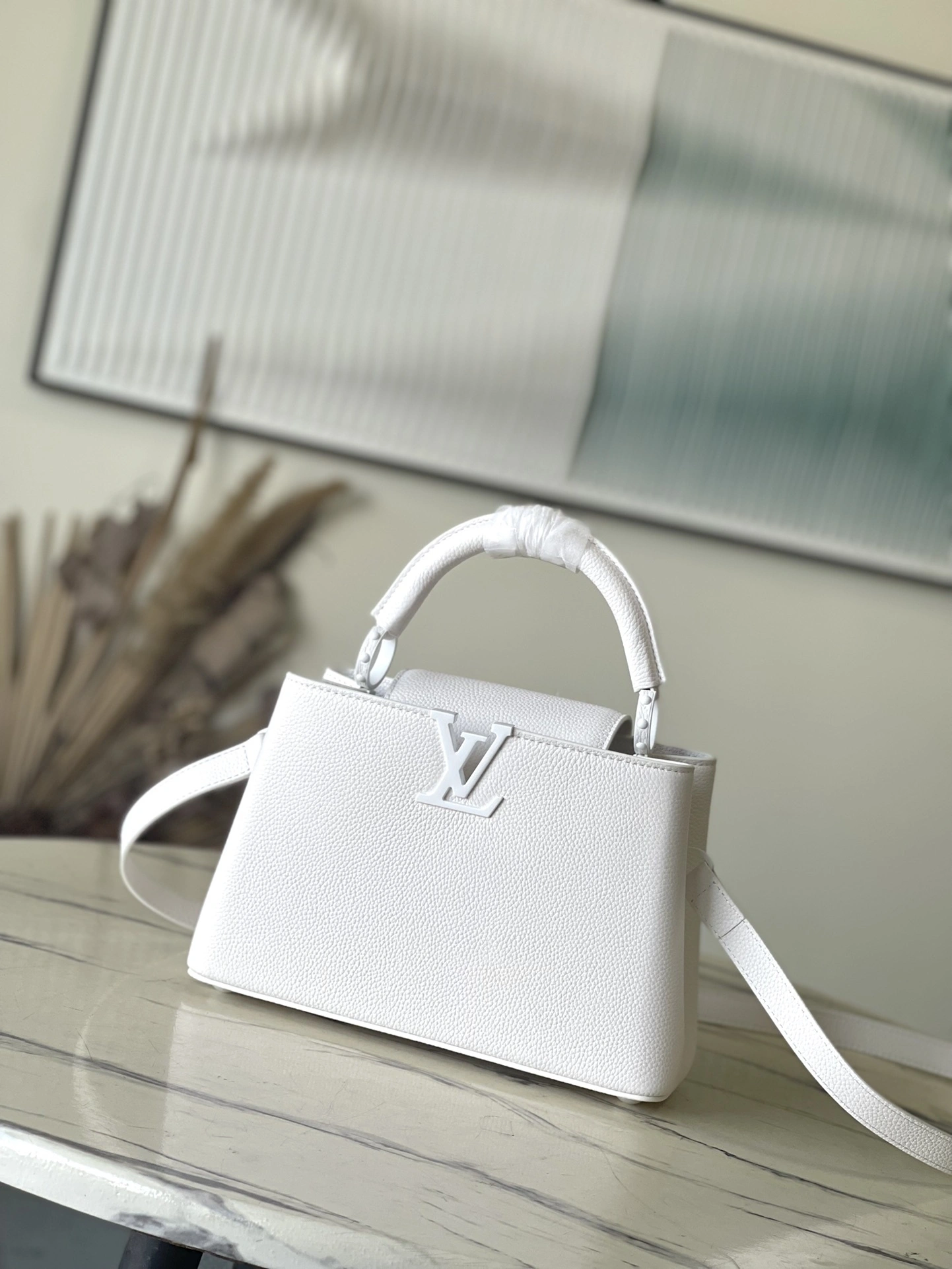 MOMO--8V M25256 high quality version Capucines BB cowhide item:F-B574A0915