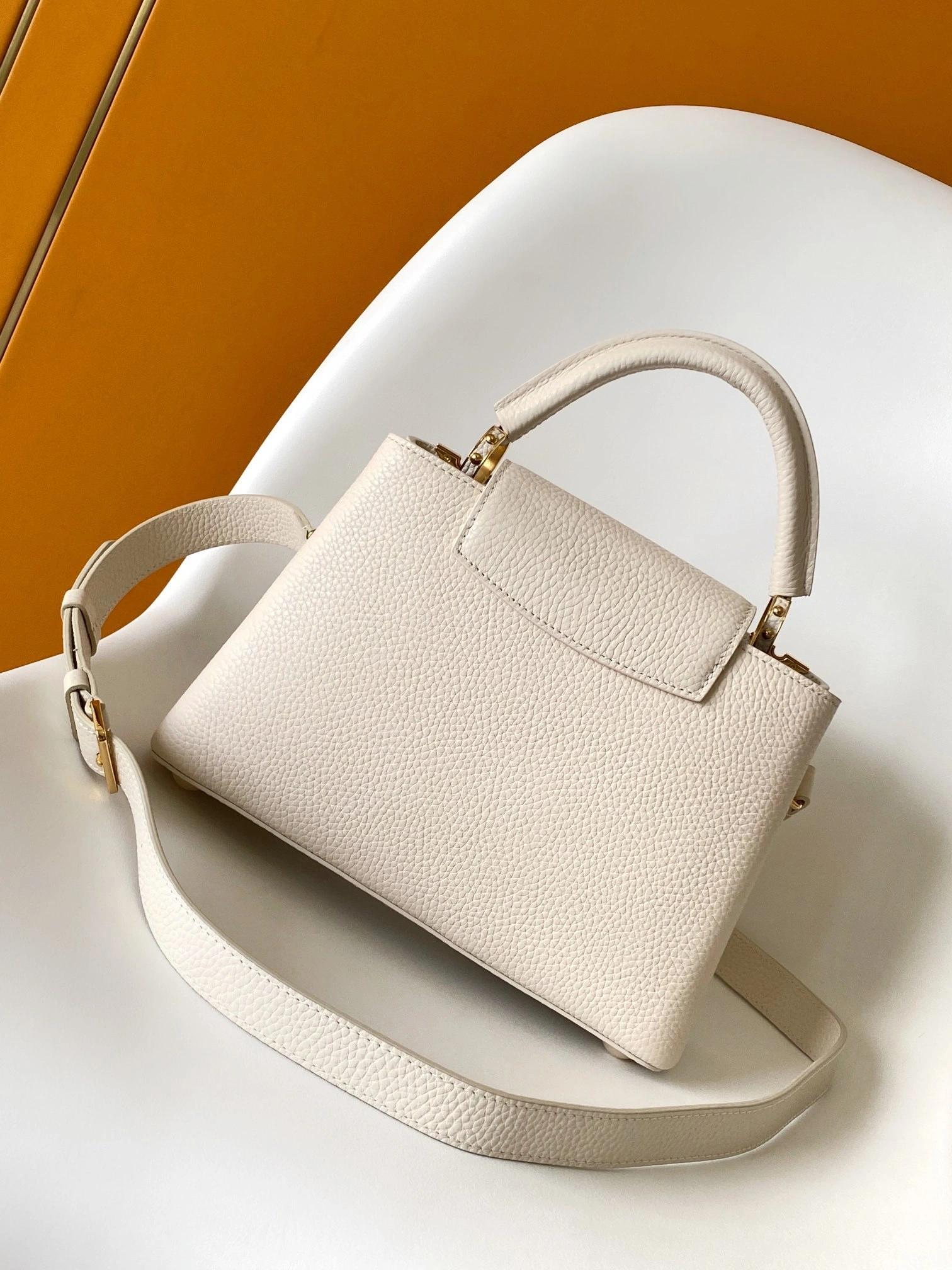 MOMO--8V M25405 high quality version Capucines BB cowhide item:F-B000A1423