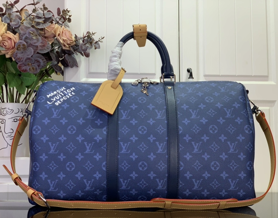 MOMO--8V M26864 high quality version Keepall 50 cowhide item:E-B106L1737T