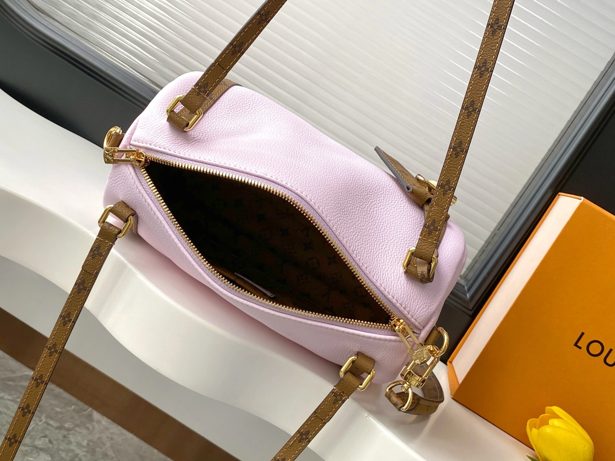 MOMO--8V M27275 high quality version Express Keepall cowhide item:F-B000A0935
