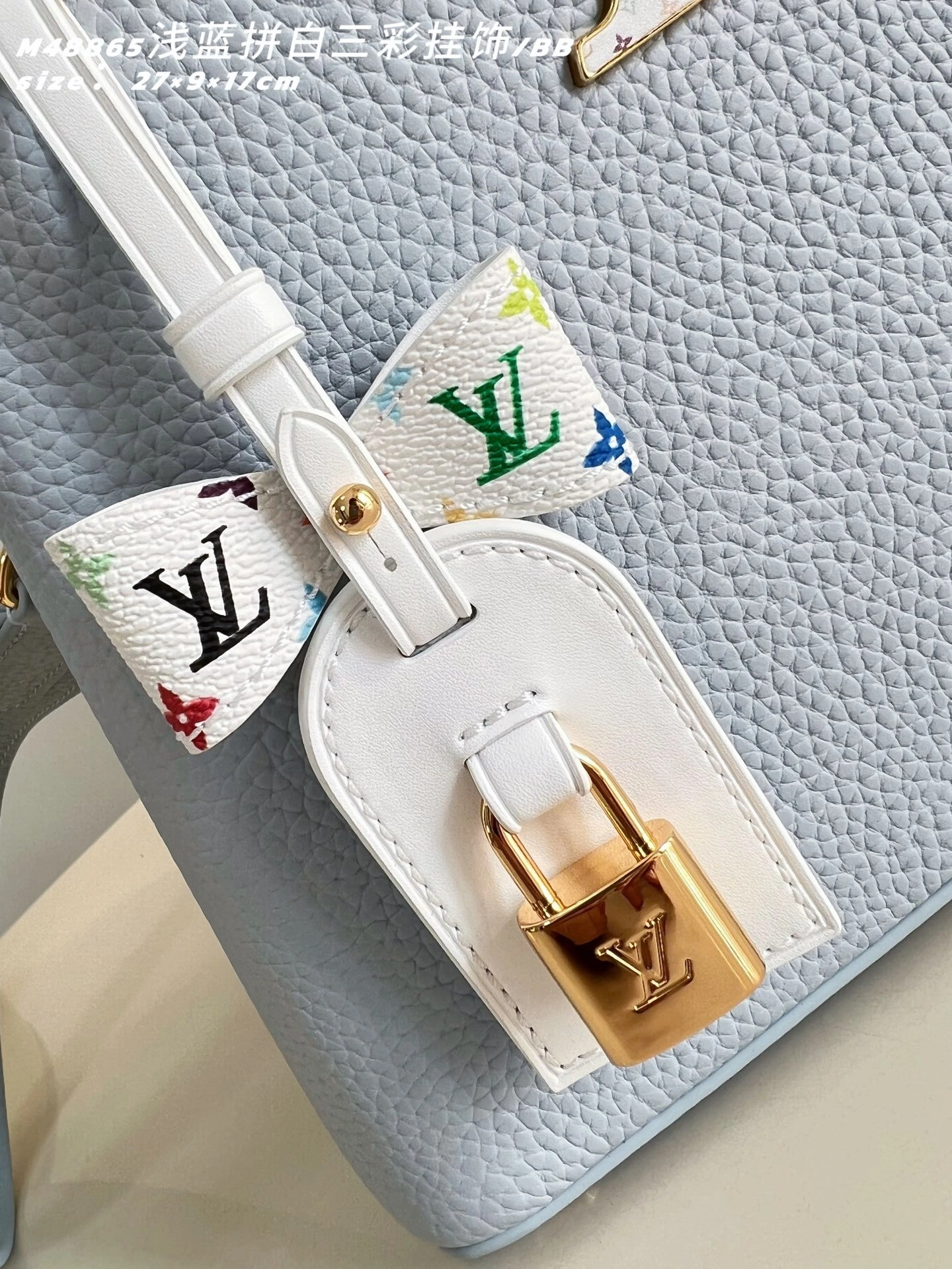 MOMO--8V M27638 high quality version Capucines BB cowhide item:F-B000A0924