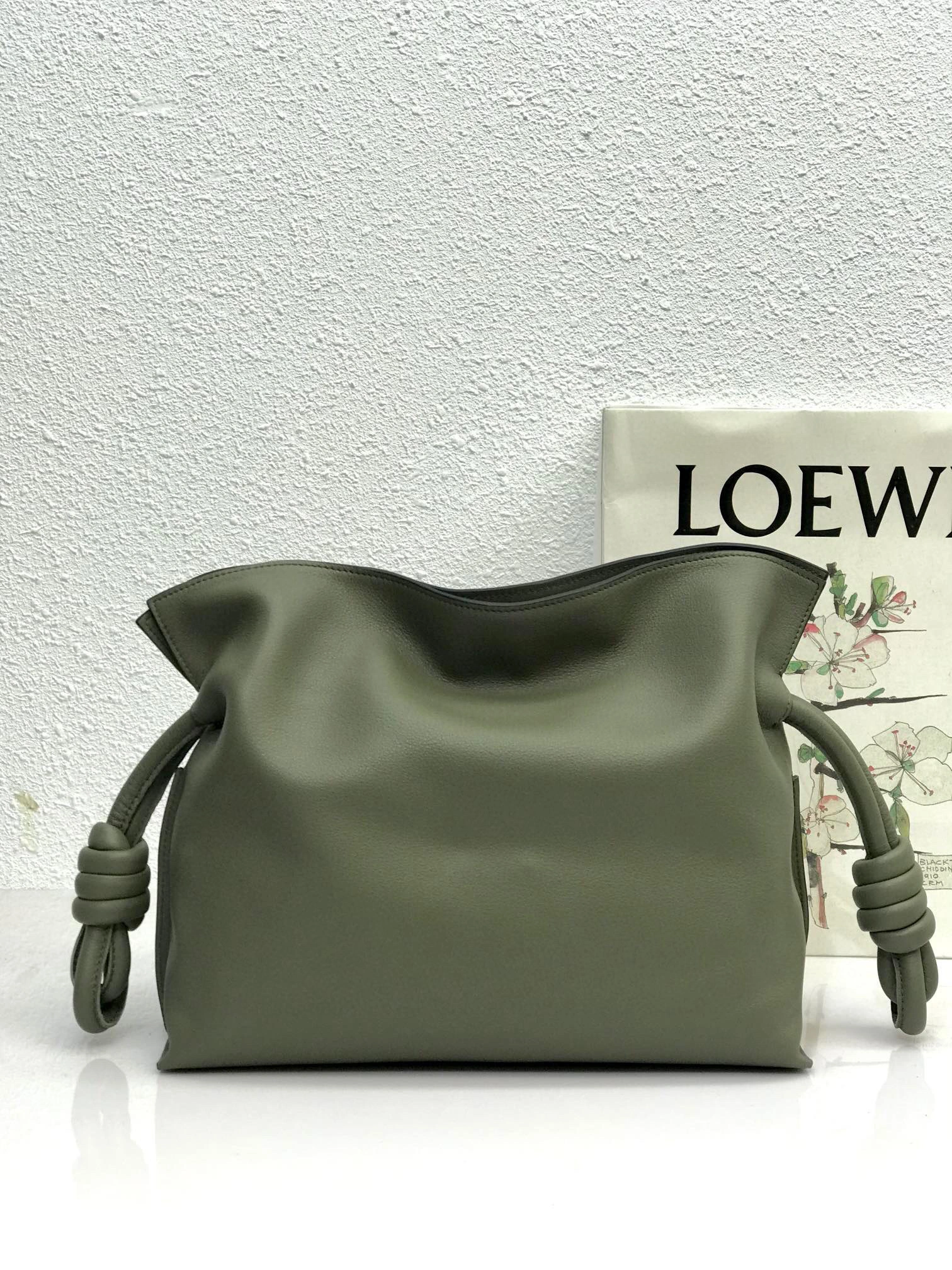 &MOMO- A411FC1X25-6424 Flamenco clutch calfskin item：B-B063F2205C