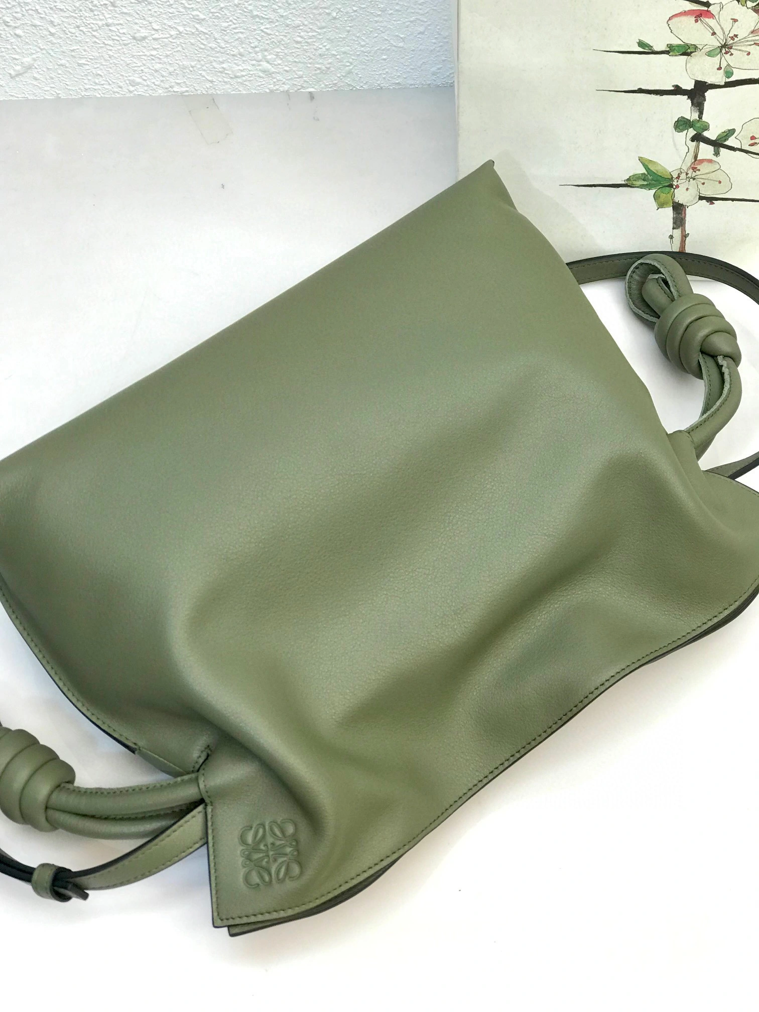&MOMO- A411FC1X25-6424 Flamenco clutch calfskin item：B-B063F2205C