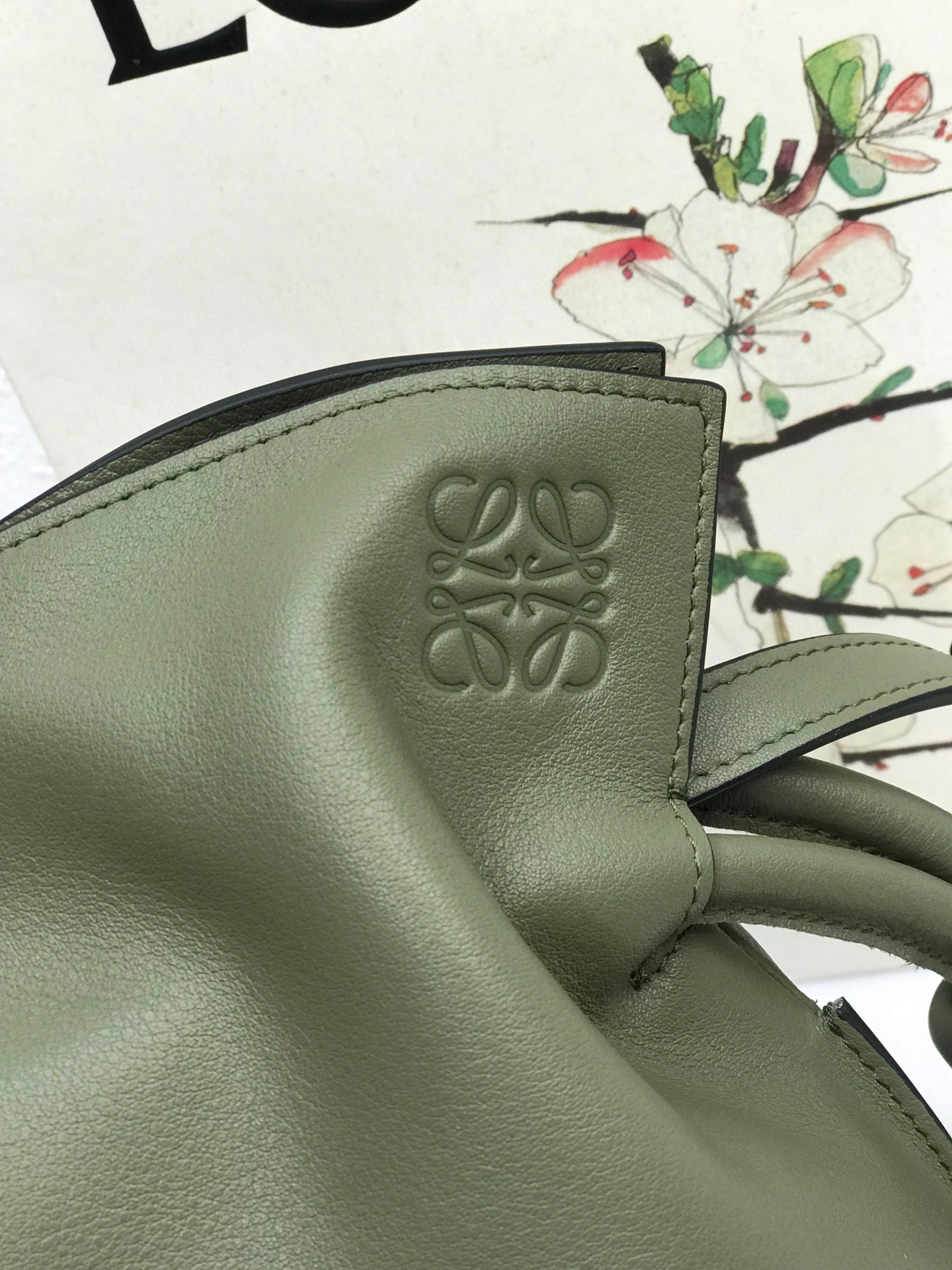 &MOMO- A411FC1X25-6424 Flamenco clutch calfskin item：B-B063F2205C