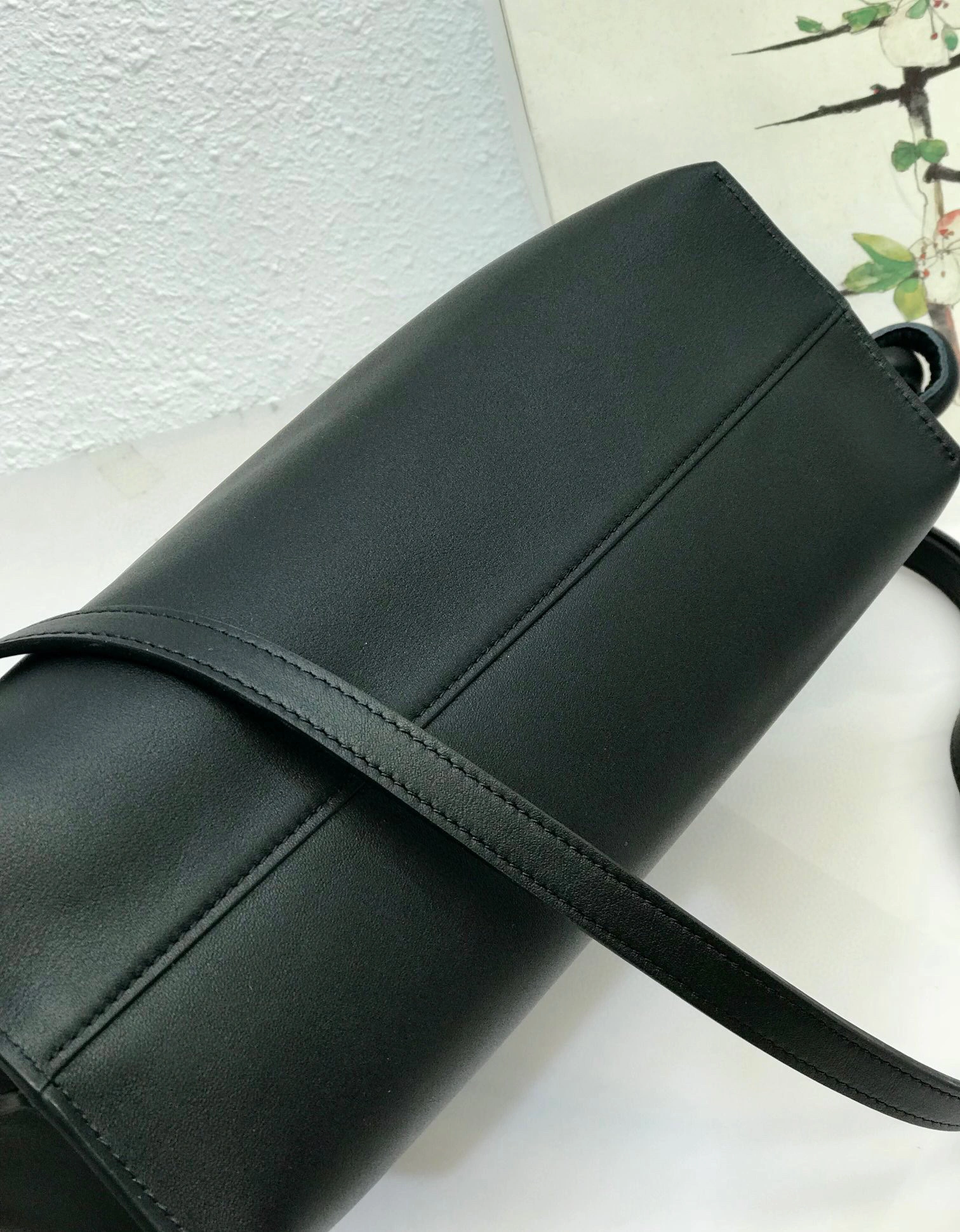 MOMO- A411FC1X35-1100 Flamenco clutch calfskin item：B-B063F2206C