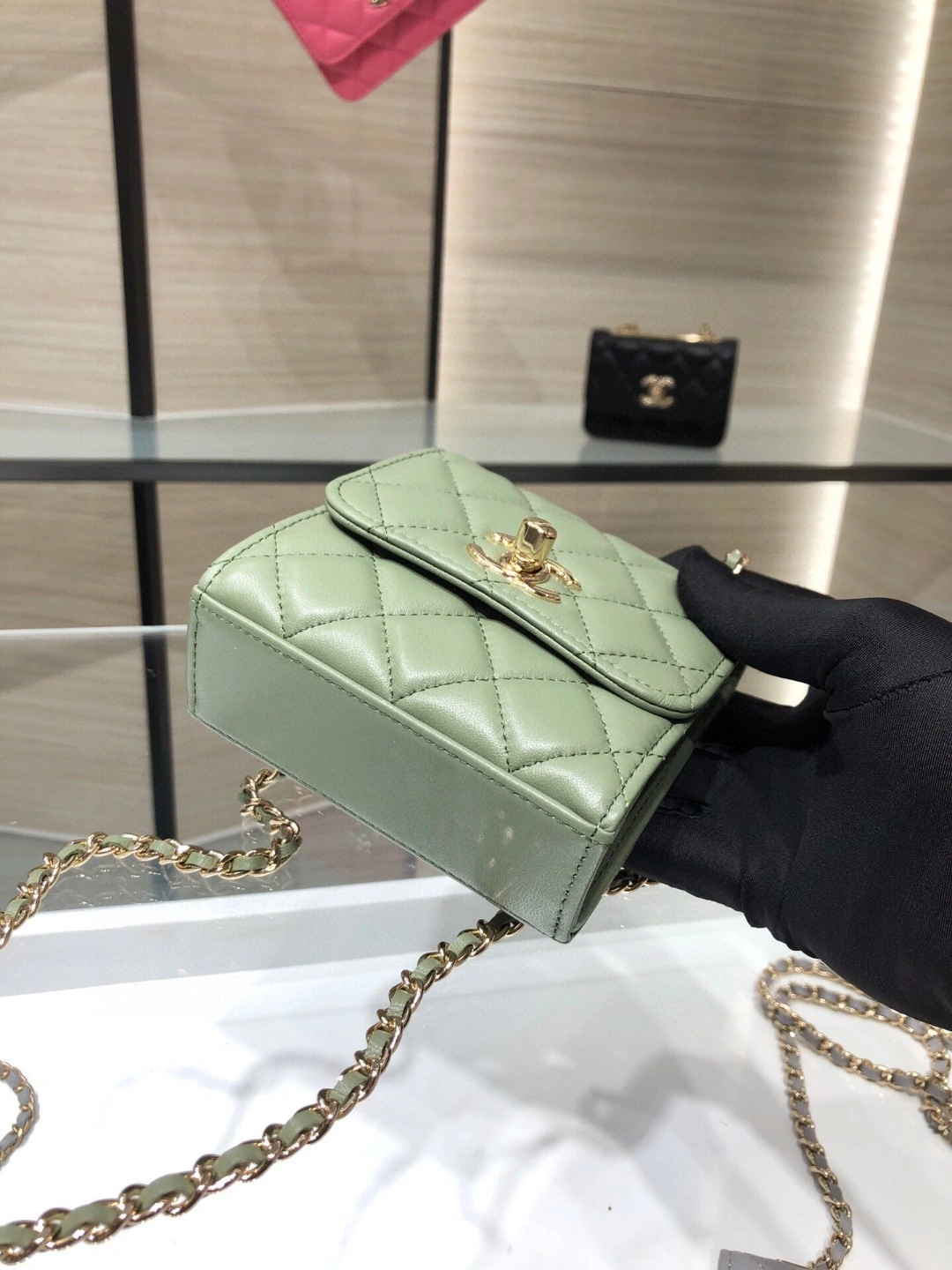 MOMO- A81633trendy mini Lambskin item : B-B00M1614