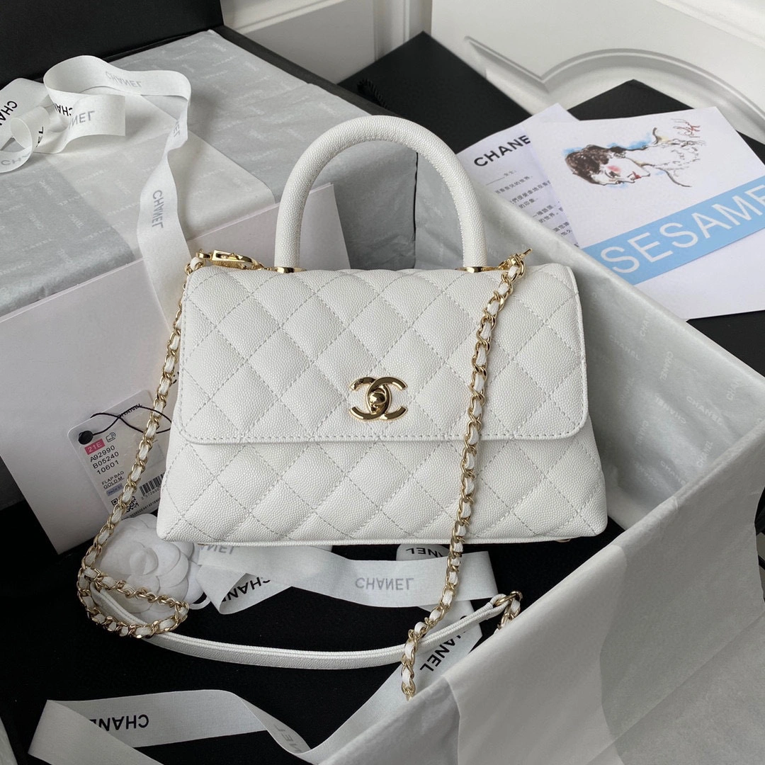 MOMO- A92990-B05061-10601 21 Lambskin coco handle item：B-B307E2129C