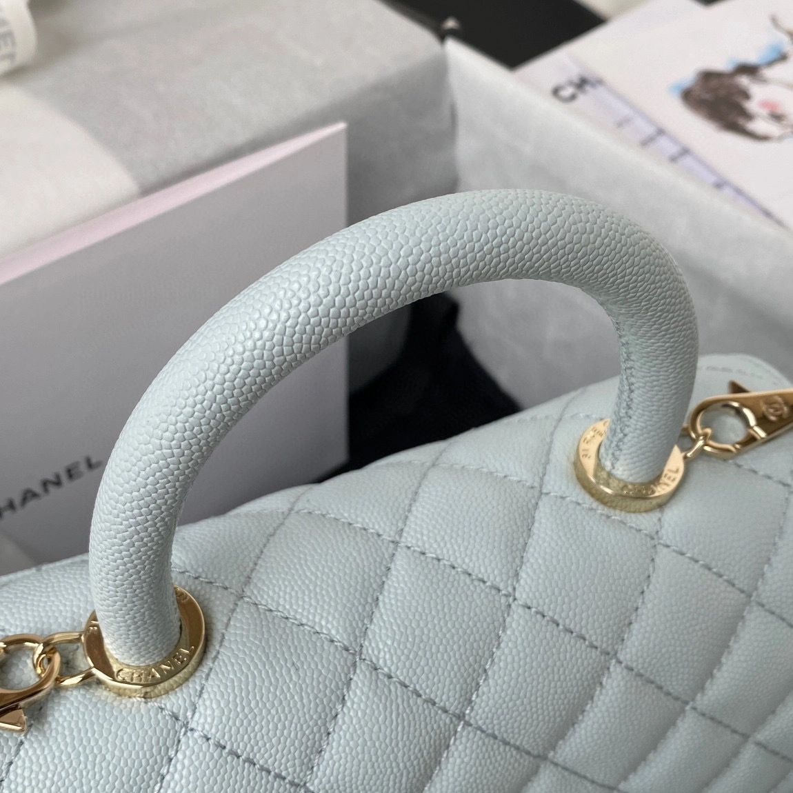 MOMO- A92990-B05061-NG752 21 Lambskin coco handle item：B-B307E2130C