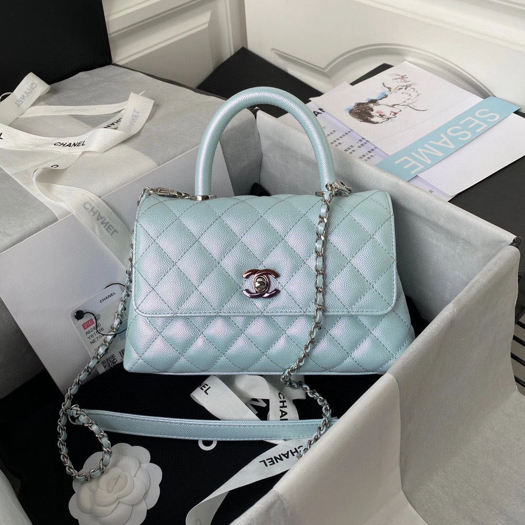MOMO- A92990-B06817 21 Lambskin coco handle item：B-B000E2128C