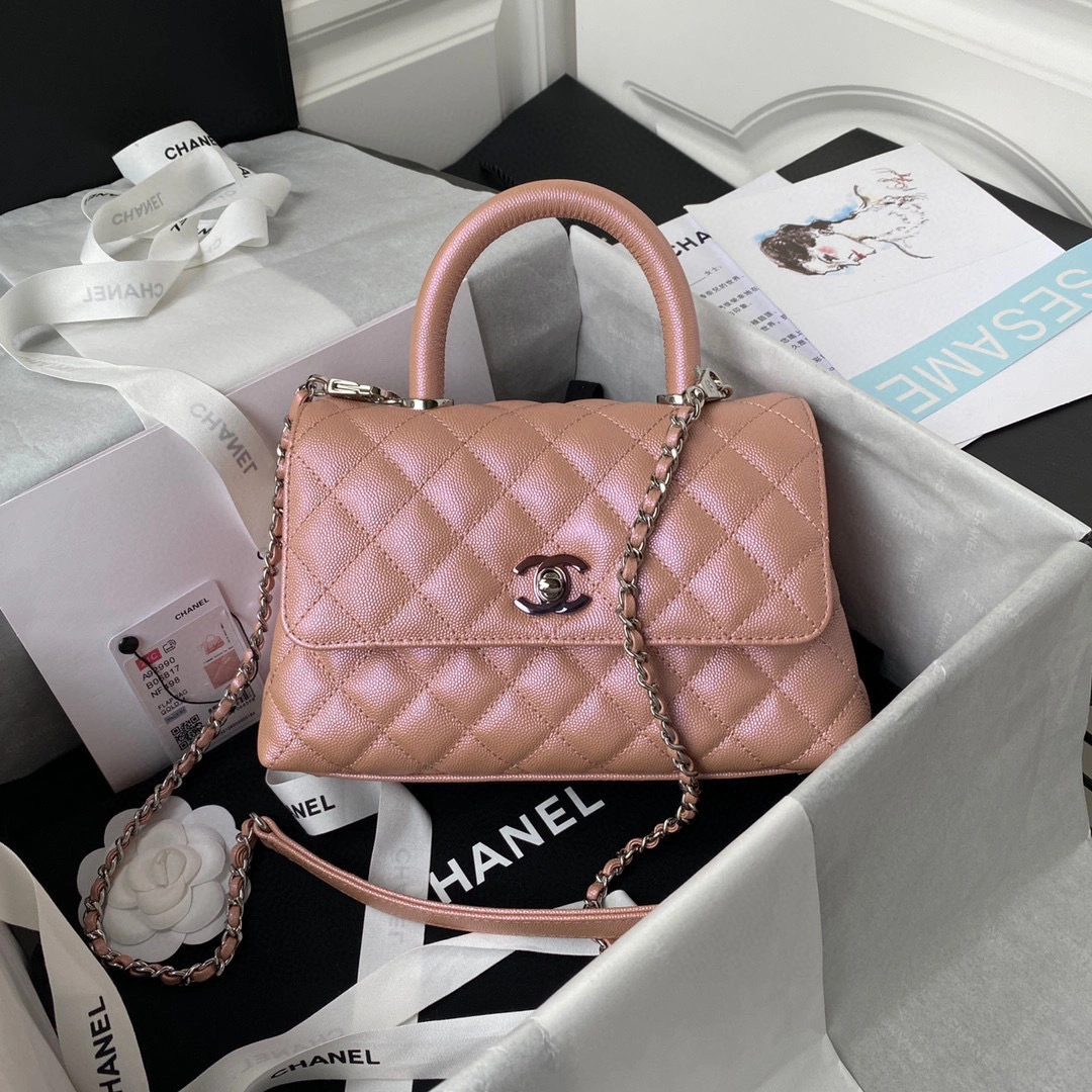 MOMO- A92990-B06817-NF498 21 Lambskin coco handle item：B-B000E2127C