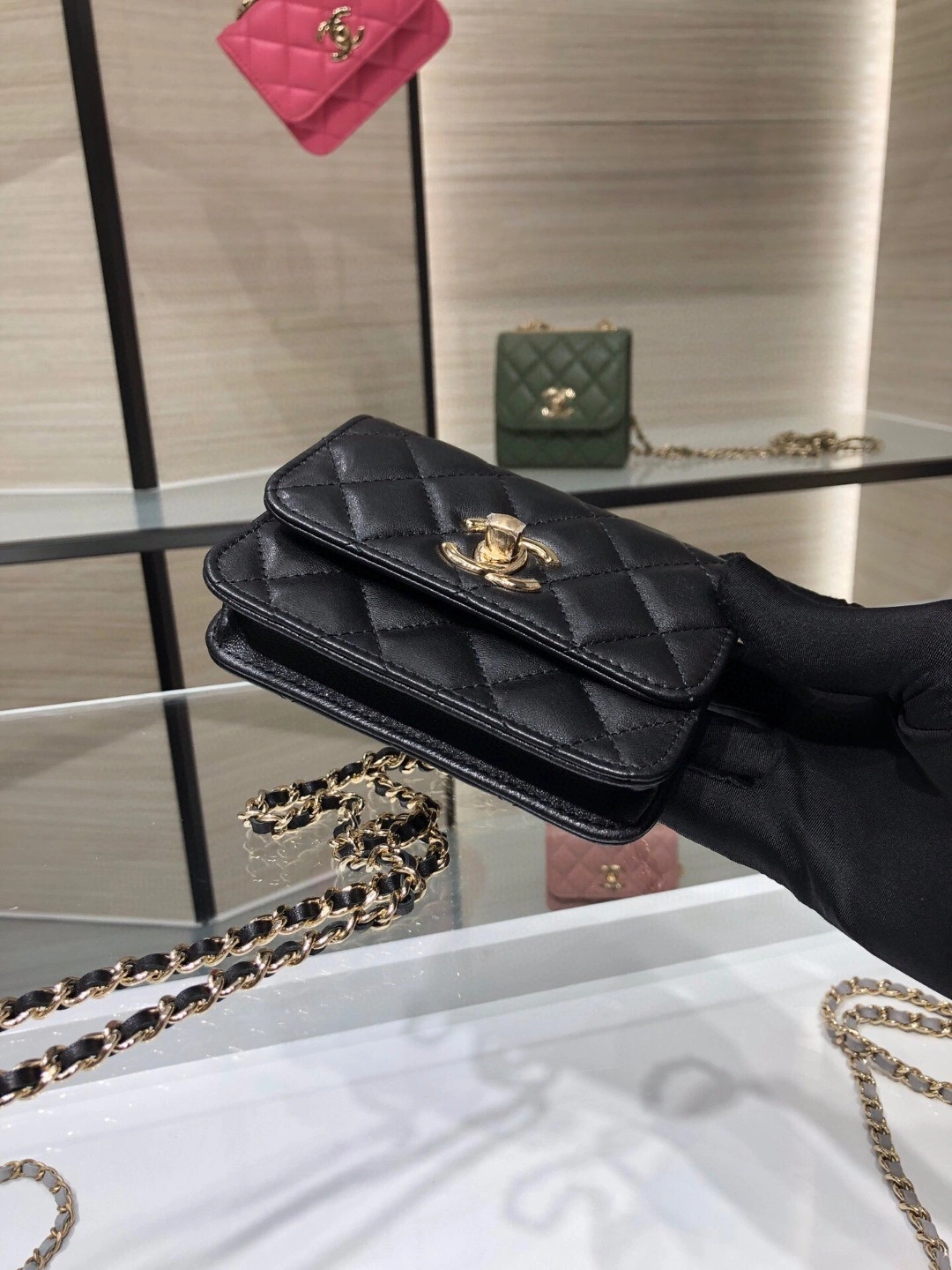 MOMO- AP2301 Lambskin trendy mini item : B-B00M1752