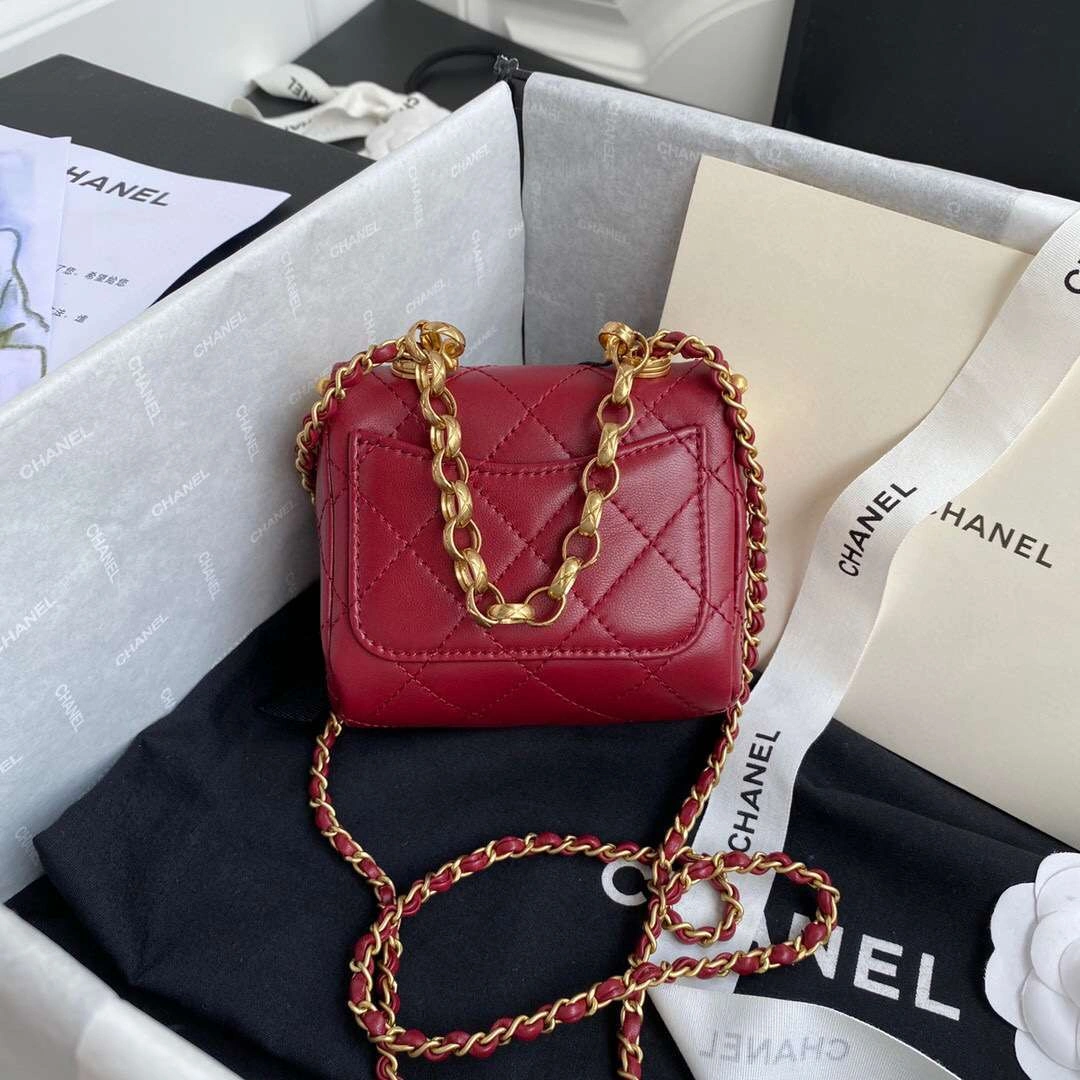 MOMO--AS1885 bigKiss Lock Bag Lamb Skin，item : 321B45D1717