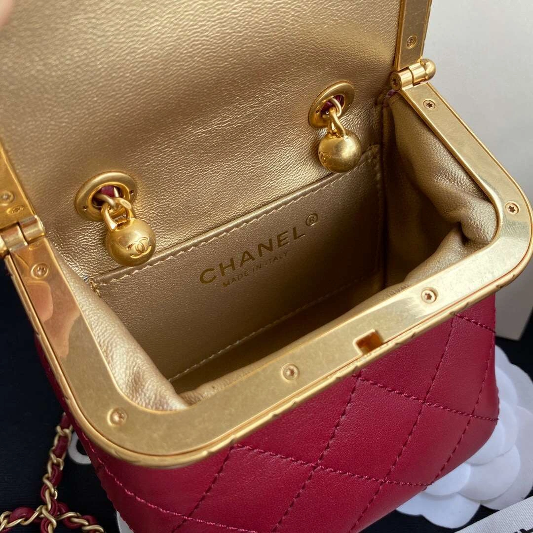 MOMO--AS1885 bigKiss Lock Bag Lamb Skin，item : 321B45D1717