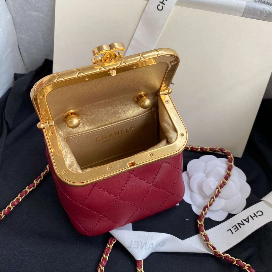 MOMO--AS1885 bigKiss Lock Bag Lamb Skin，item : 321B45D1717