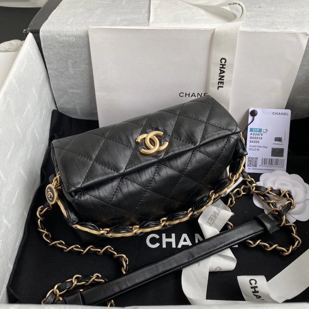 MOMO- AS2479 Lambskin small hobo bag item : B-B00M2001