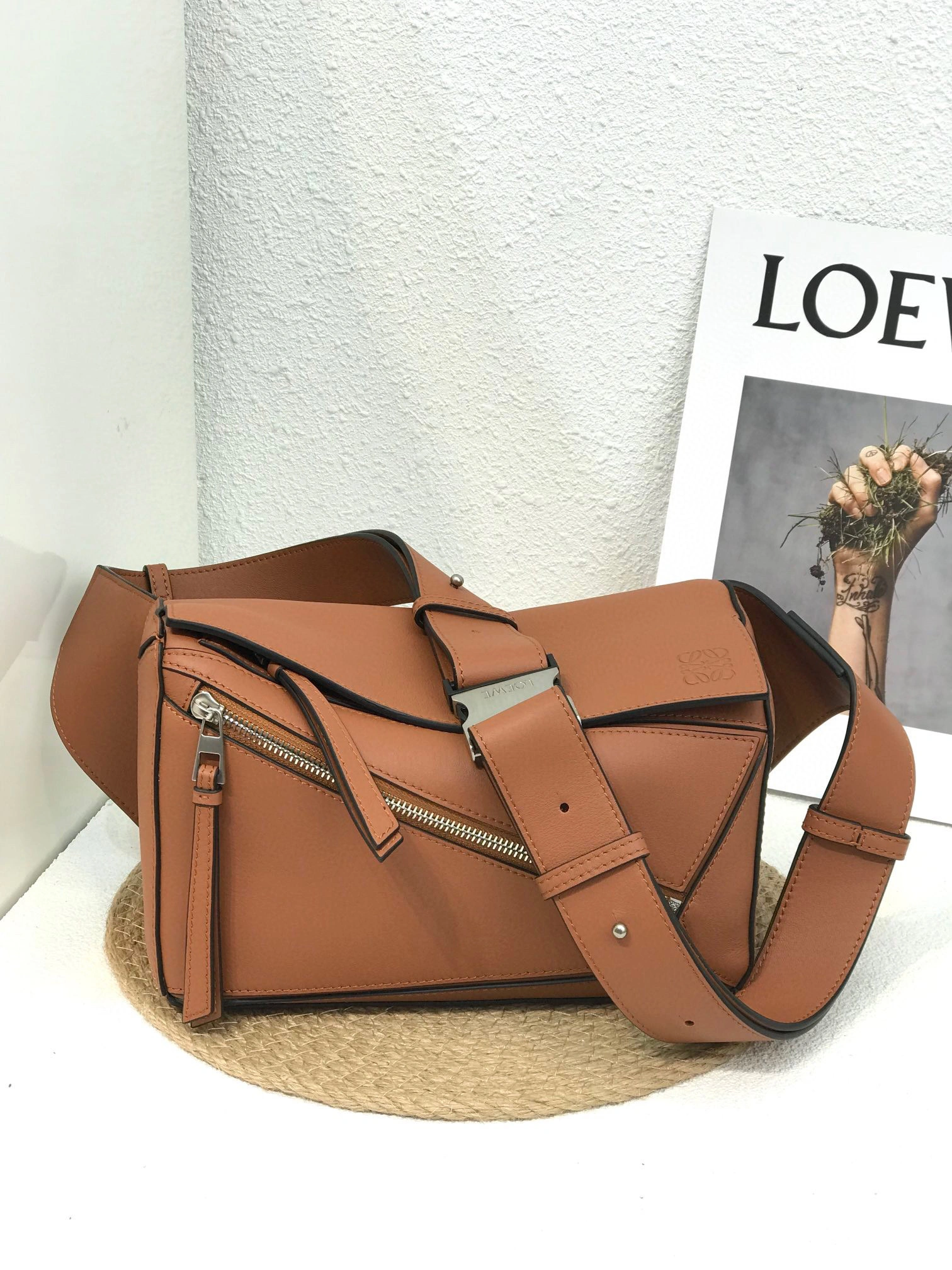 MOMO- B510P35X01-2530 puzzle calfskin item：B-B063F2331C