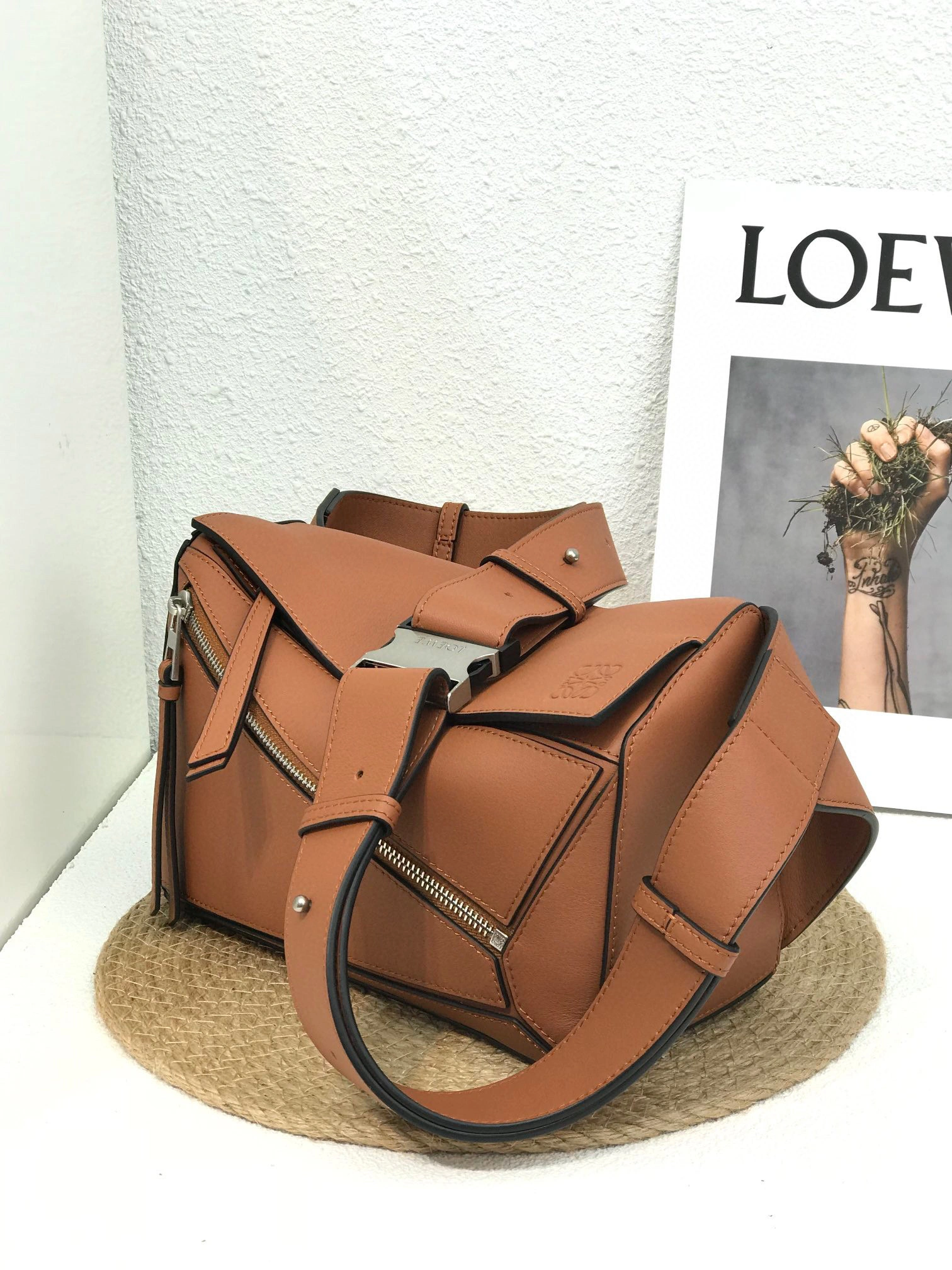 MOMO- B510P35X01-2530 puzzle calfskin item：B-B063F2331C