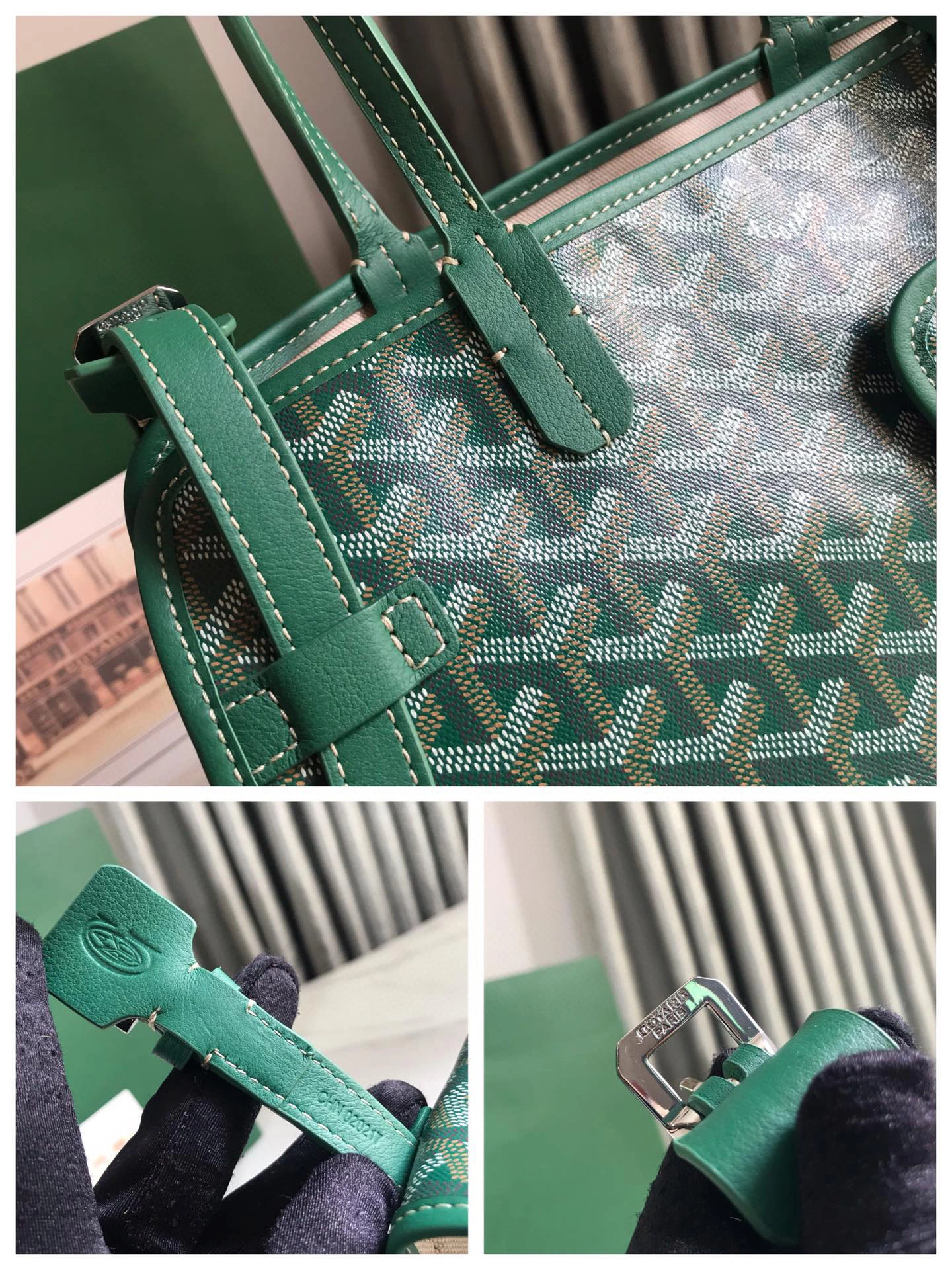 MOMO- CHIENGPMLTY-09CL09P Chien Gris & Pocket calfskin item：B-B063G1207C