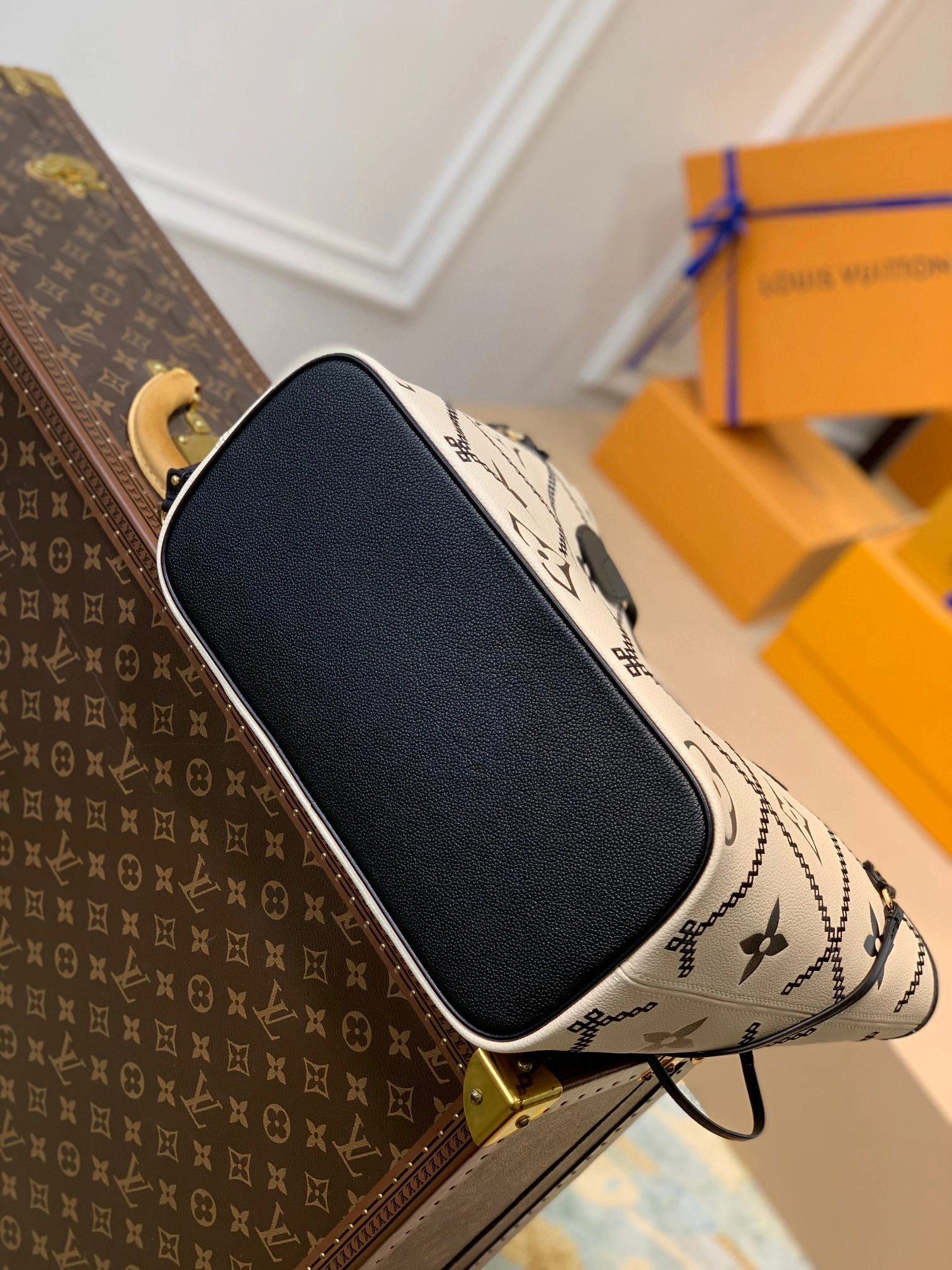 &MOMO- M46039 2022 Neverfull Monogram Empreinte item：B-B000E2223C