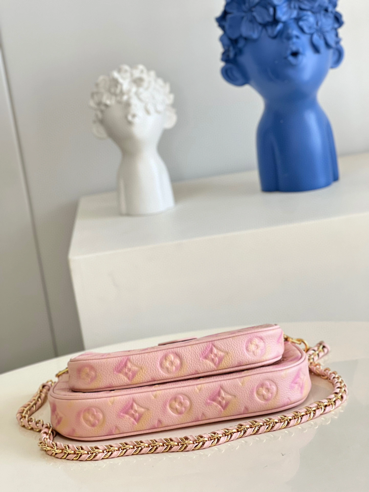 MOMO- M46093 Multi Pochette Accessoires Monogram Empreinte item：B-B000F3015C