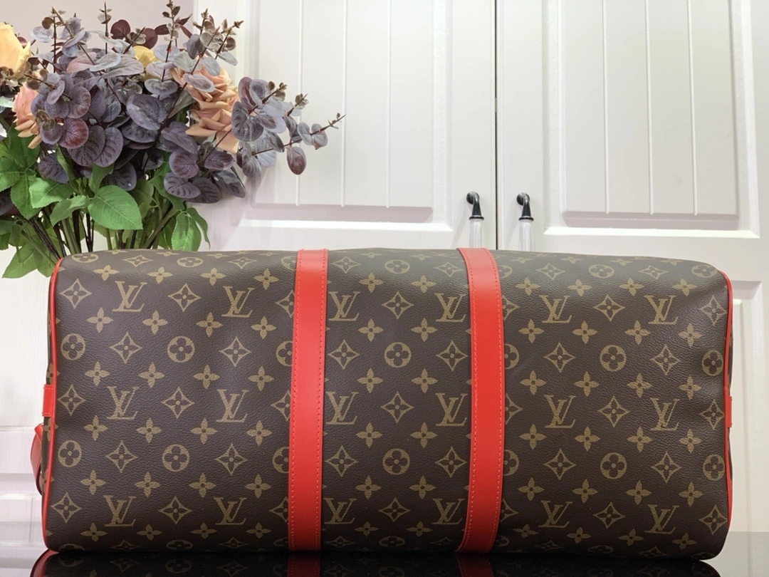 MOMO- M46769 Keepall Bandoulière 50 Monogram Macassar item:C-B063L0895R