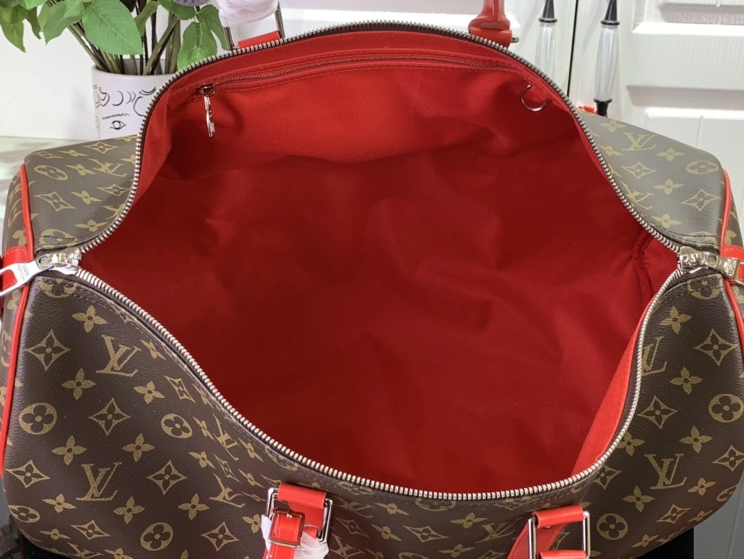 MOMO- M46769 Keepall Bandoulière 50 Monogram Macassar item:C-B063L0895R
