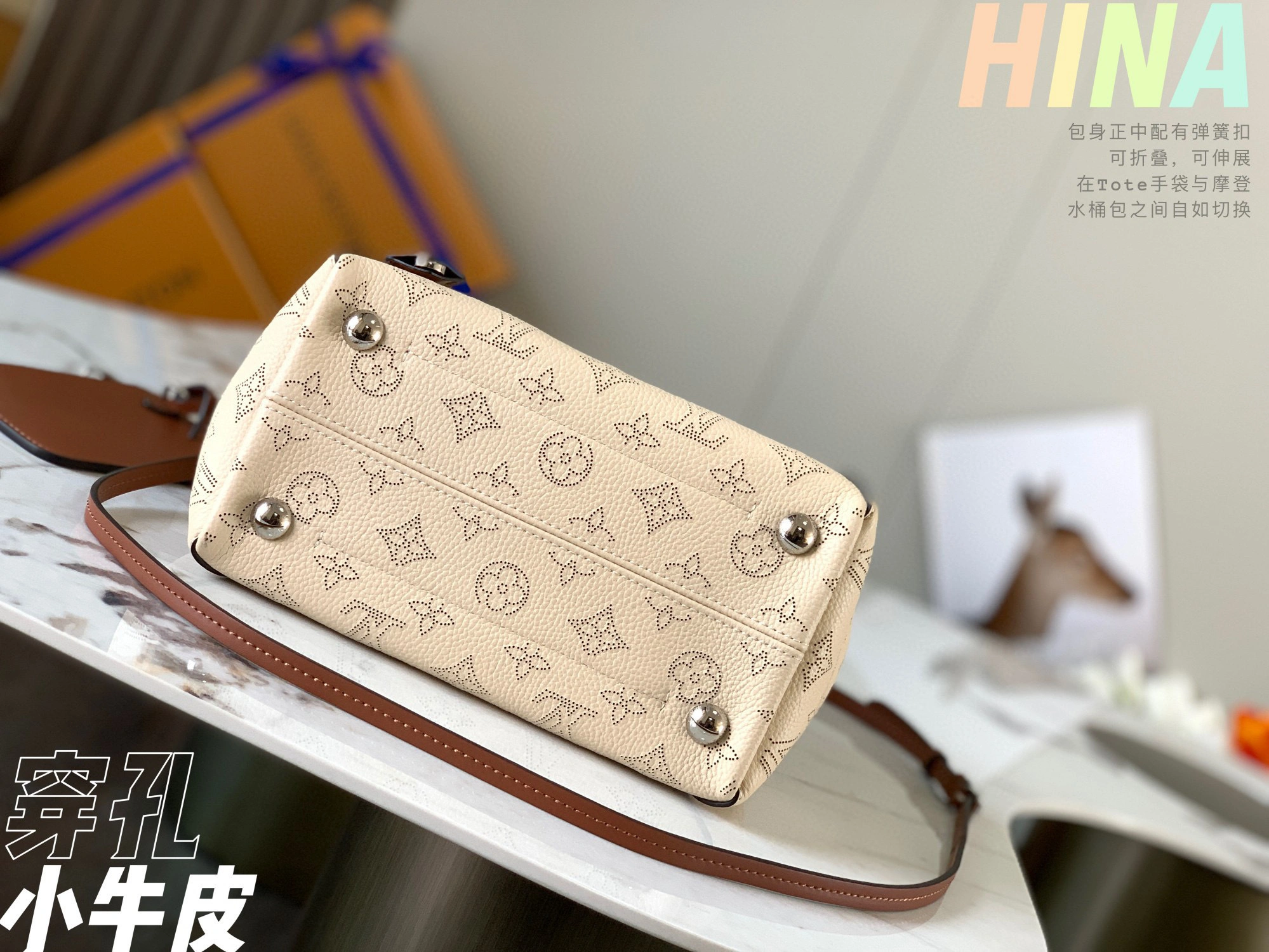 MOMO- M51950 HINA calfskin item：B-B000F3014C