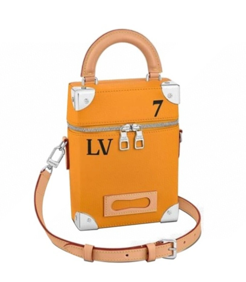 MOMO- M59666 cowhide Vertical Box Trunk item : B-B202D1821