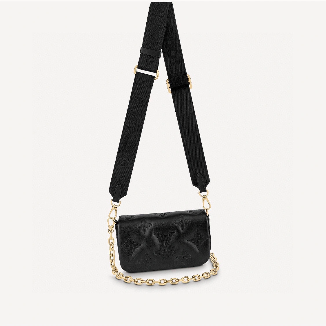 MOMO- M81398 Wallet on Strap Bubblegram Monogram item：B-B063E1723C
