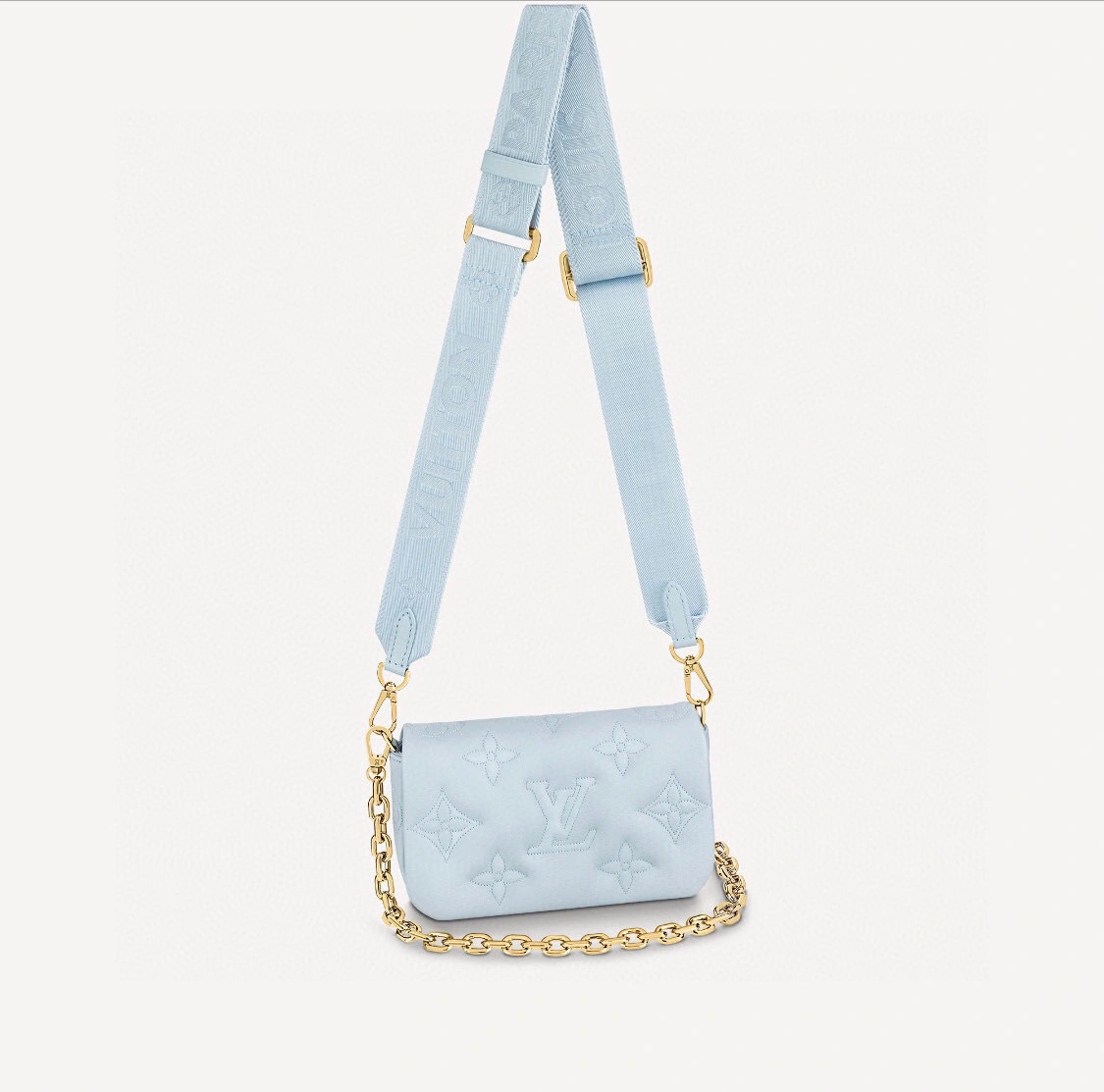MOMO- M81399 Wallet on Strap Bubblegram Monogram item：B-B063E1724C