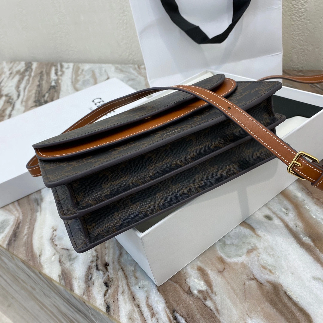 MOMO- high quality version 10D852CG9-04LU TRIOMPHE lambskin item：B-B000J1921C